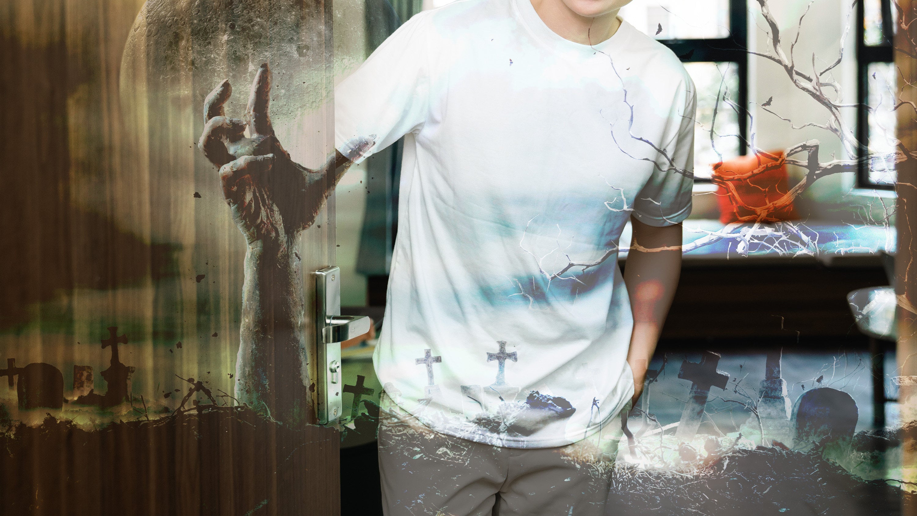 A vengeful man in China retaliated against his neighbour by blasting ghost stories over loudspeakers for more than 10 hours a day. Photo: SCMP composite/Shutterstock