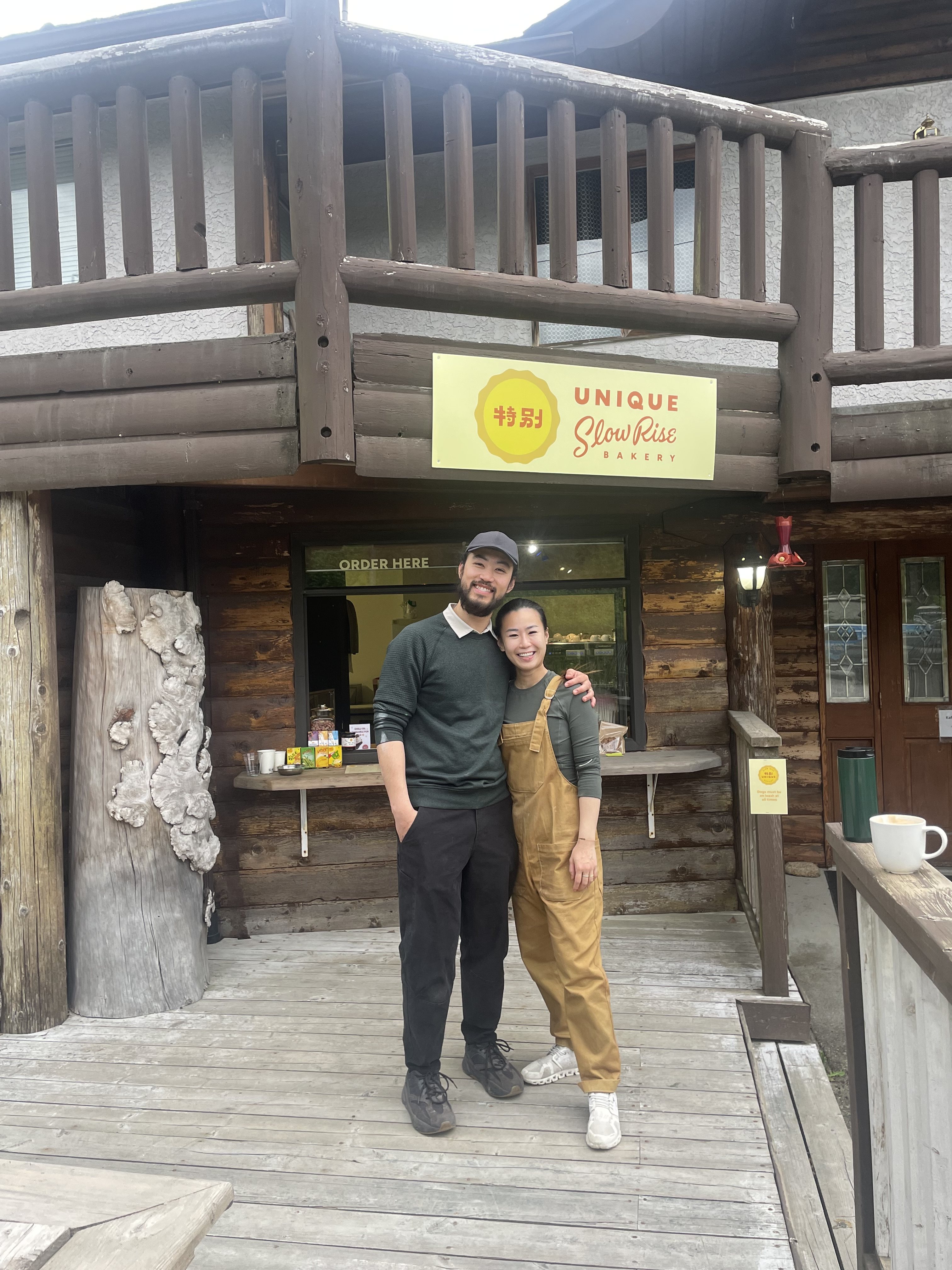 Gabriel Saguindan and Unique Chan run Unique Slow Rise Bakery at the Klahanie Campground, in Squamish, Canada, which serves pineapple buns, dim sum and Hong Kong-style milk tea. Photo: Unique Slow Rise Bakery