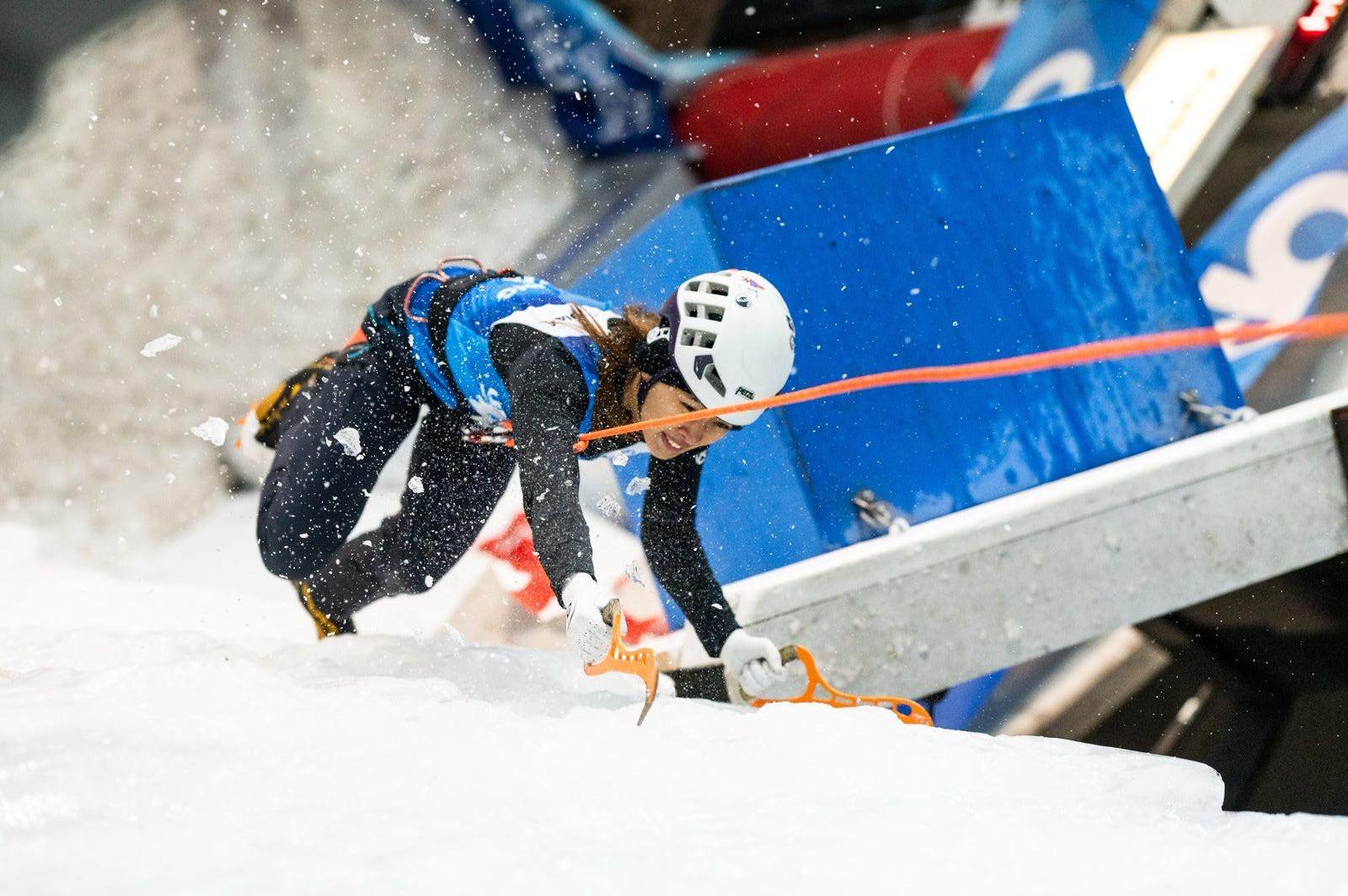 Hong Kong ice climber Janet Kung holds high hopes for the technical sport in the city. Photo: Janet Kung