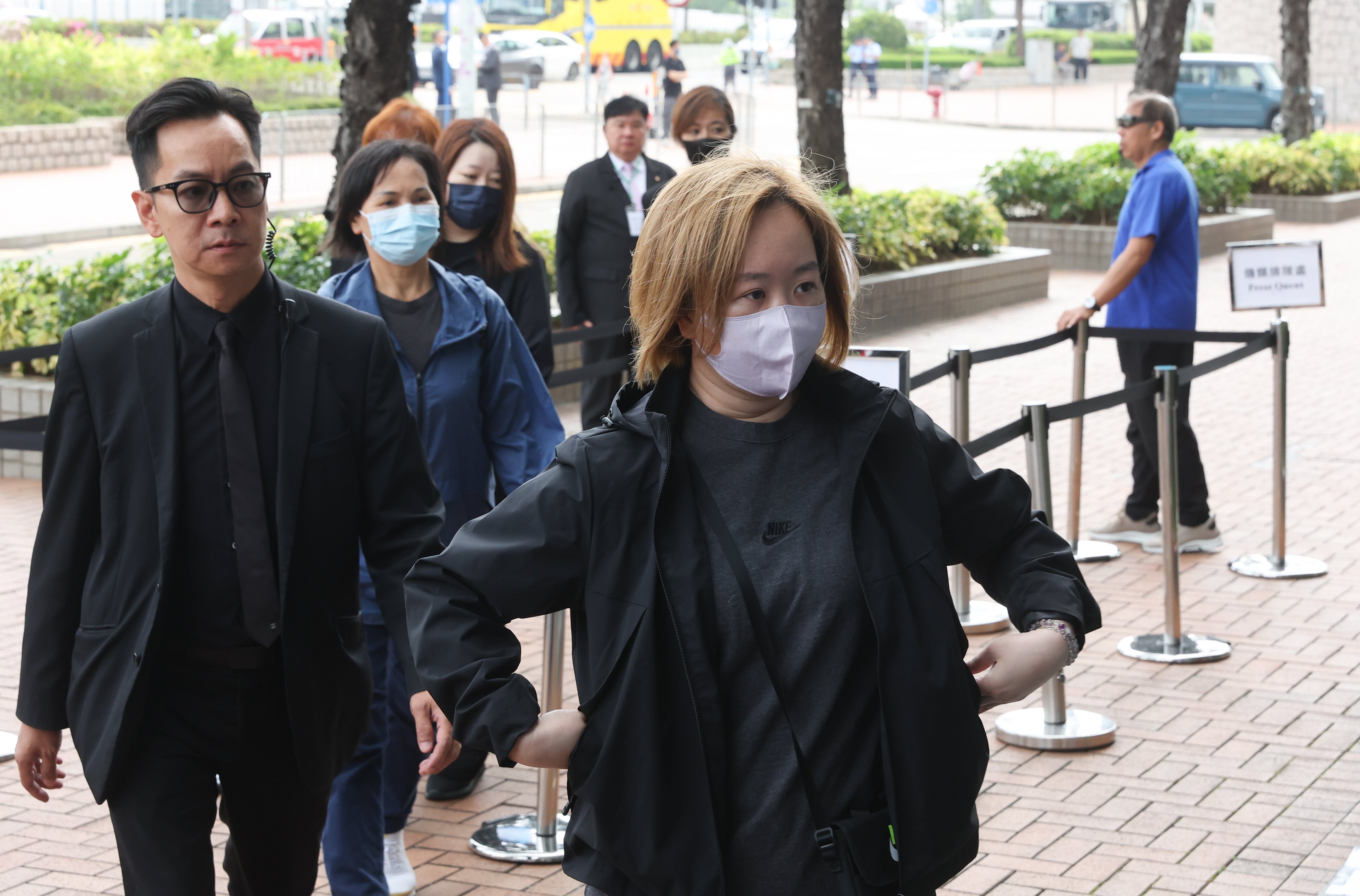 ISS EastPoint clerk Lok Sin-ying (right) testified on Tuesday. Photo: Edmond So