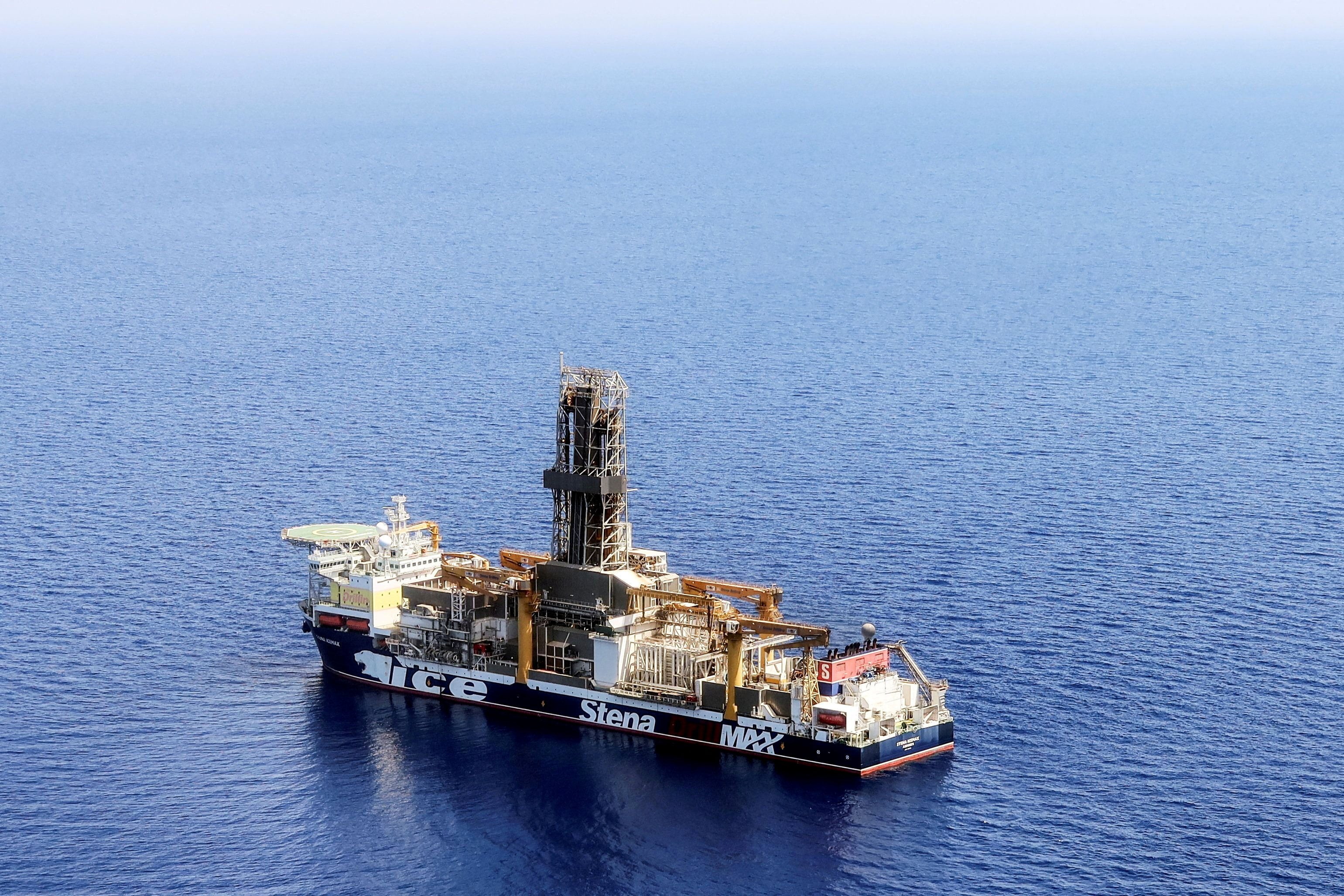 Israel’s Karish natural gas field in the east Mediterranean. Photo: Reuters