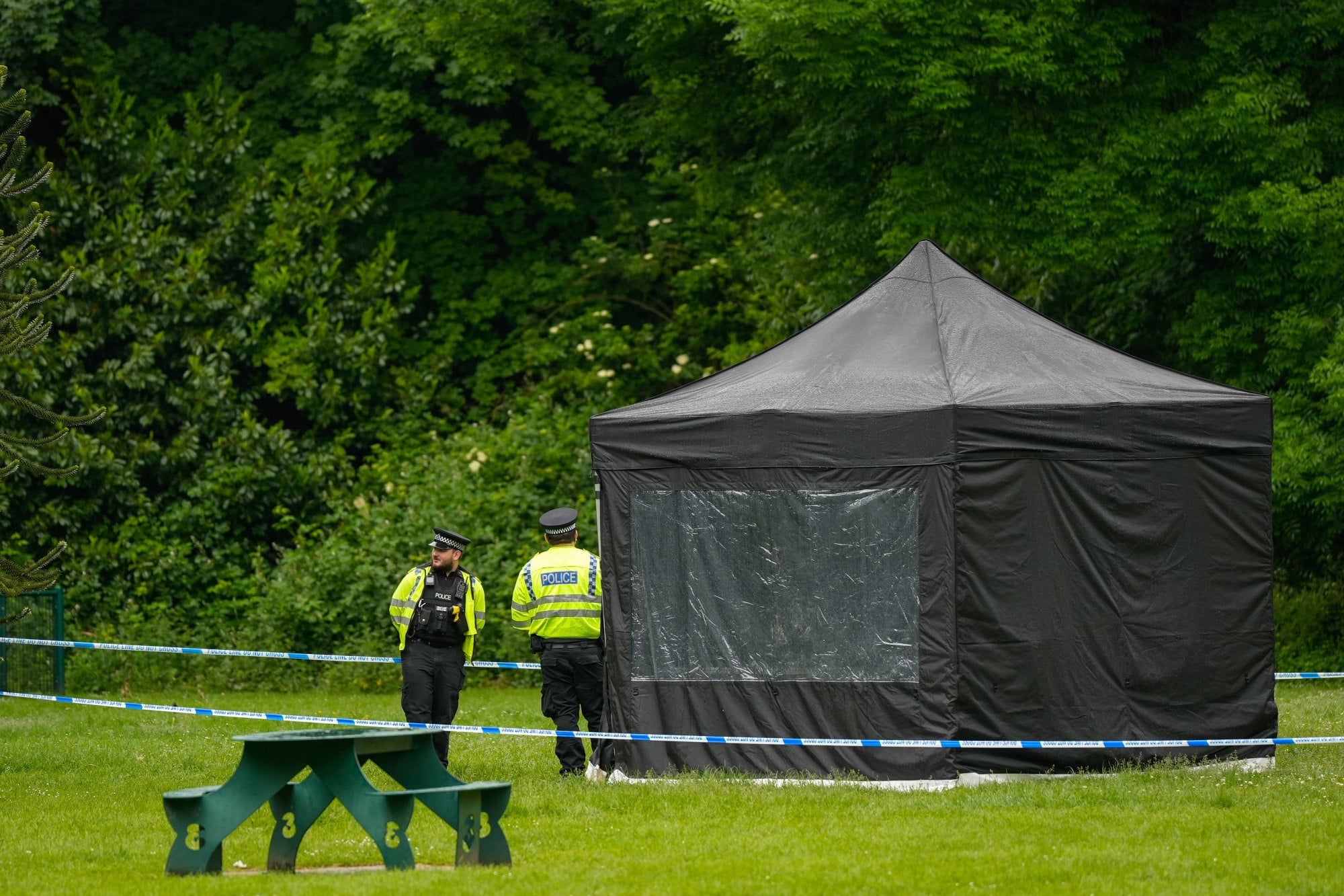 The body of Matthew Trickett was discovered in Grenfell Park in Maidenhead, England in May 2024. Photo: AP