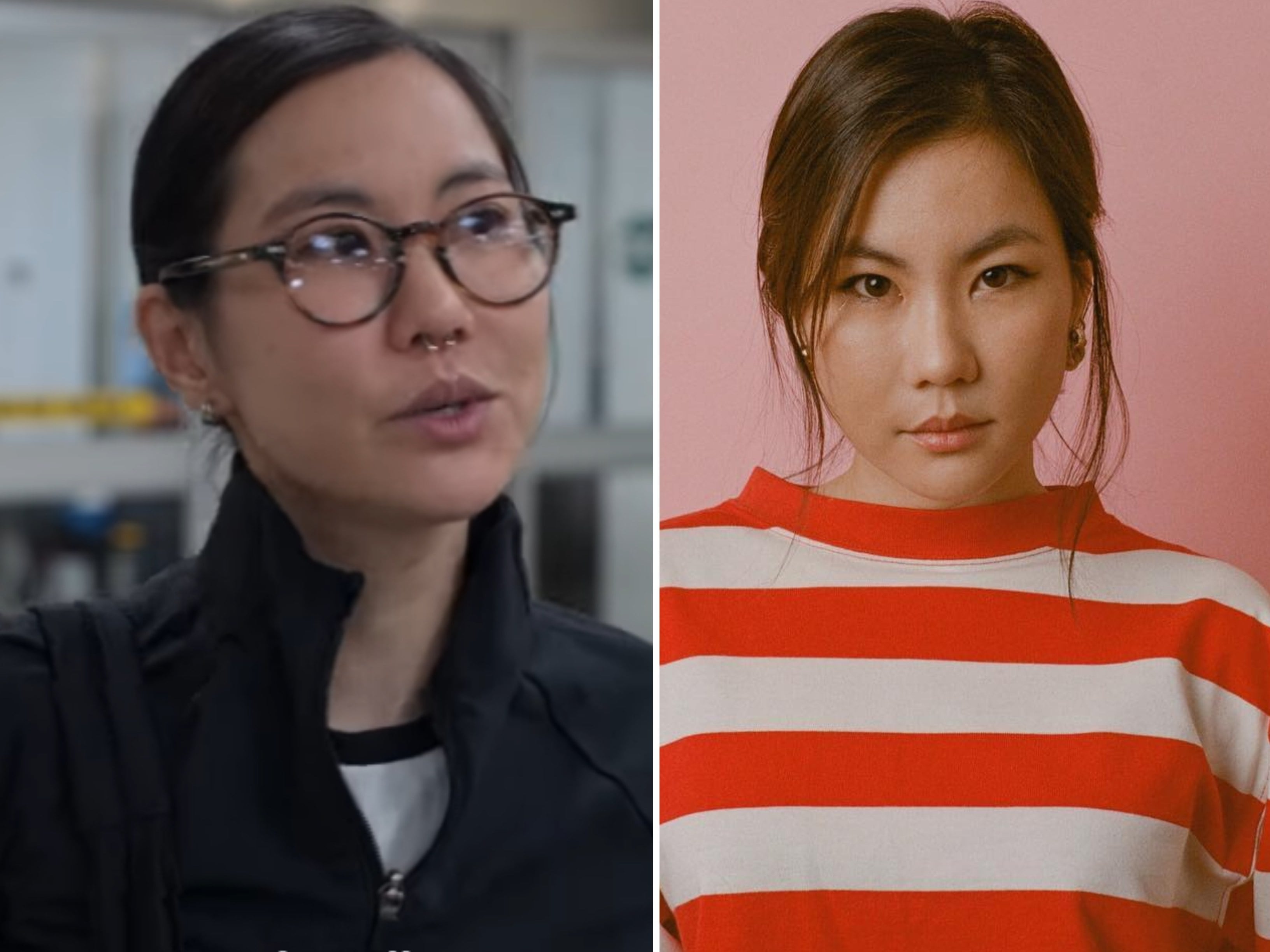 Harvard-educated Irene Choi stars in the new season of The Pitt. Photos: Handout, @irenechoi/Instagram