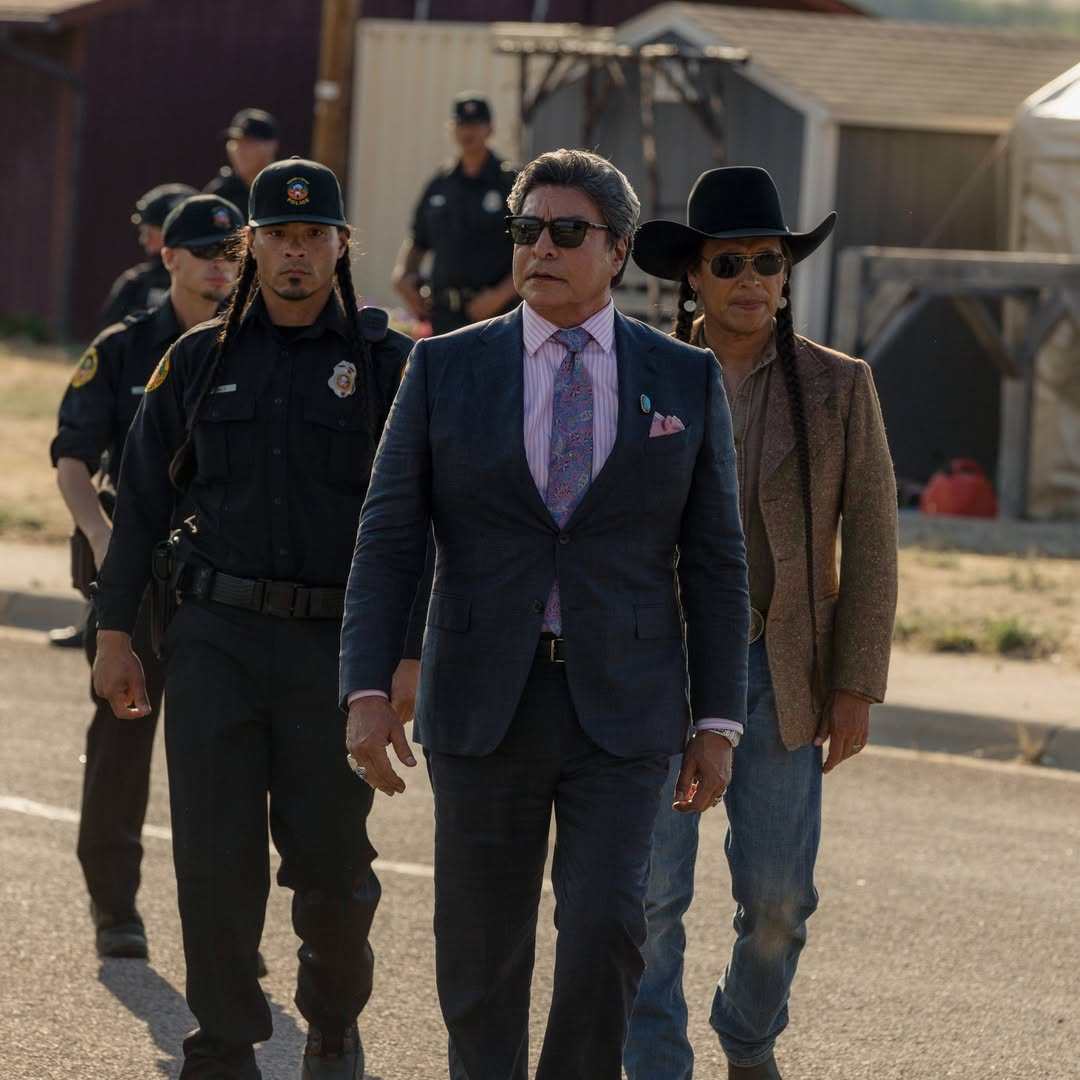 Gil Birmingham, an American actor of Comanche ancestry, plays Thomas Rainwater in Paramount’s Marshals. Photo: @gilbirmingham/Instagram