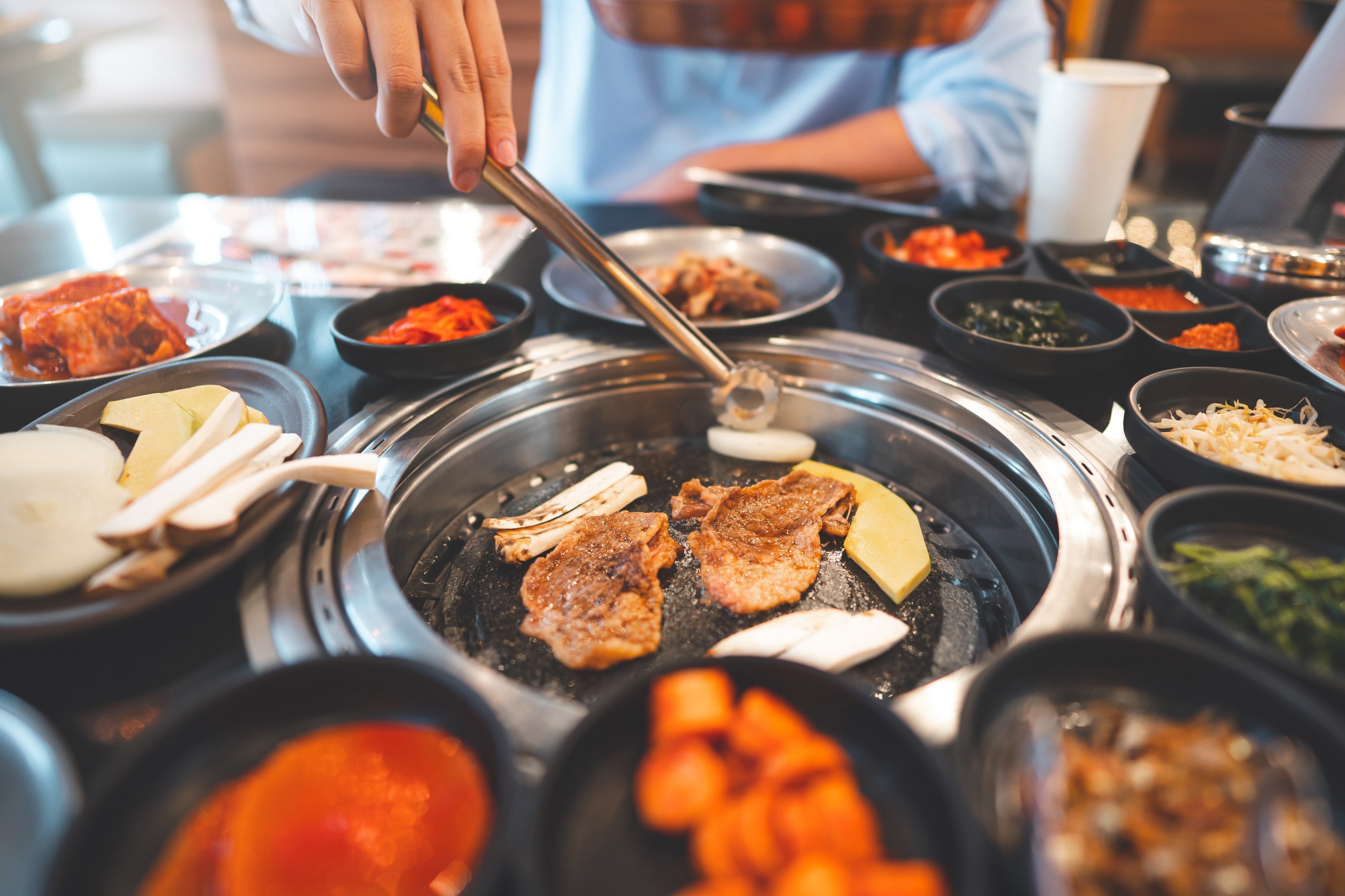 A Korean barbecue restaurant. Small business owners in South Korea are feeling the pinch from rising fuel prices. Photo: Shutterstock