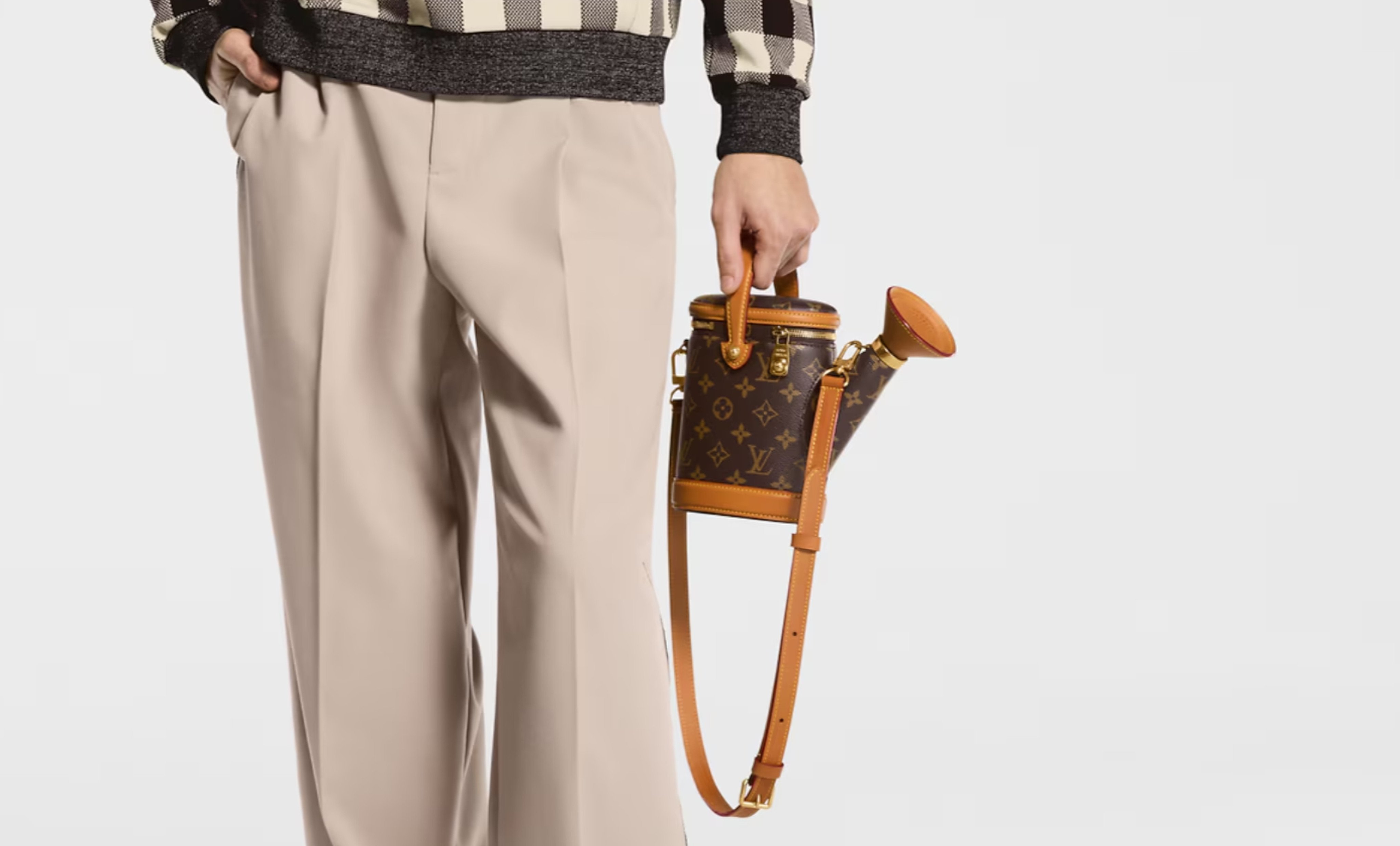 Louis Vuitton’s watering can bag sprinkles novelty on luxury. Photo: Handout