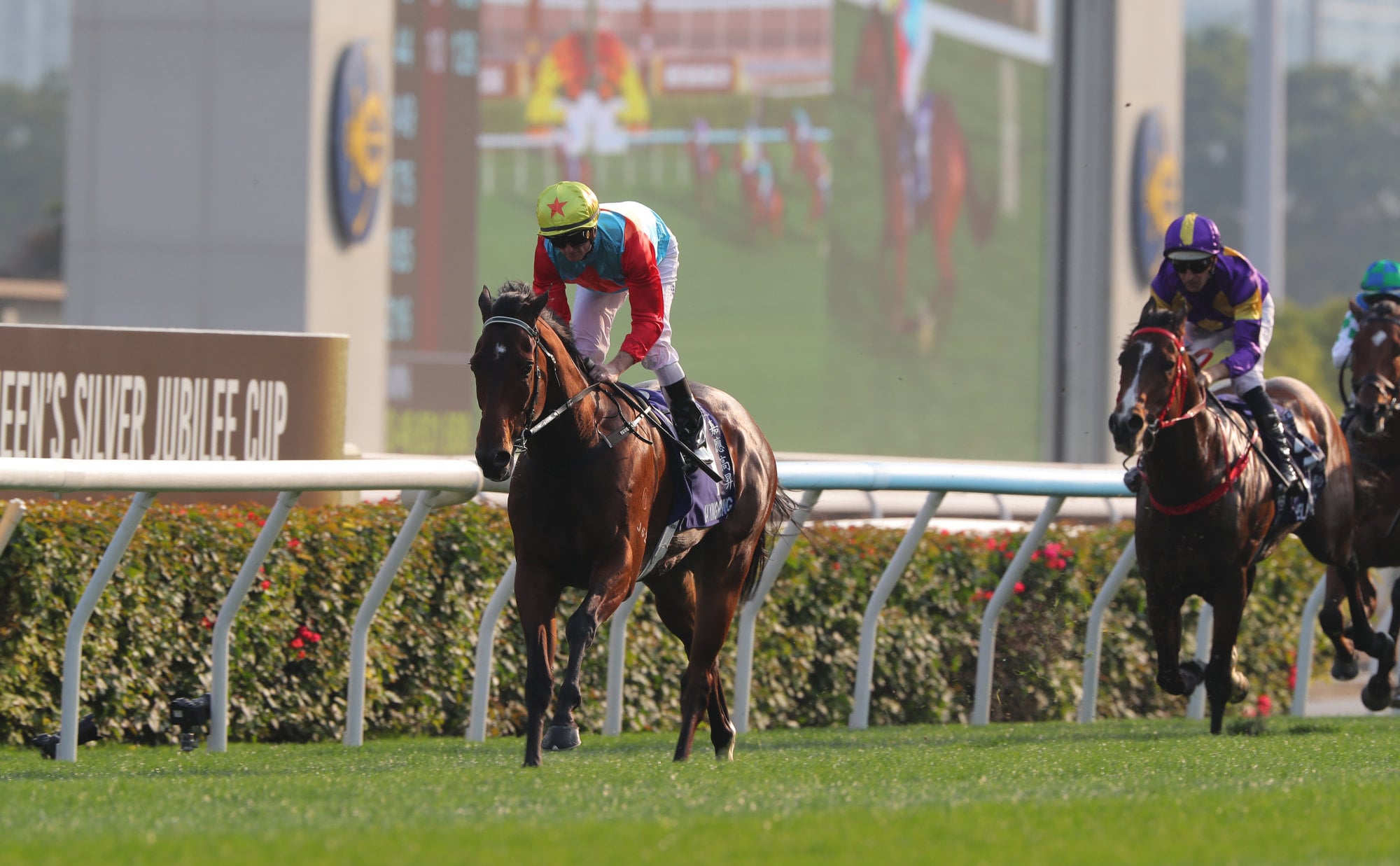 Ka Ying Rising wins geared down at Sha Tin.