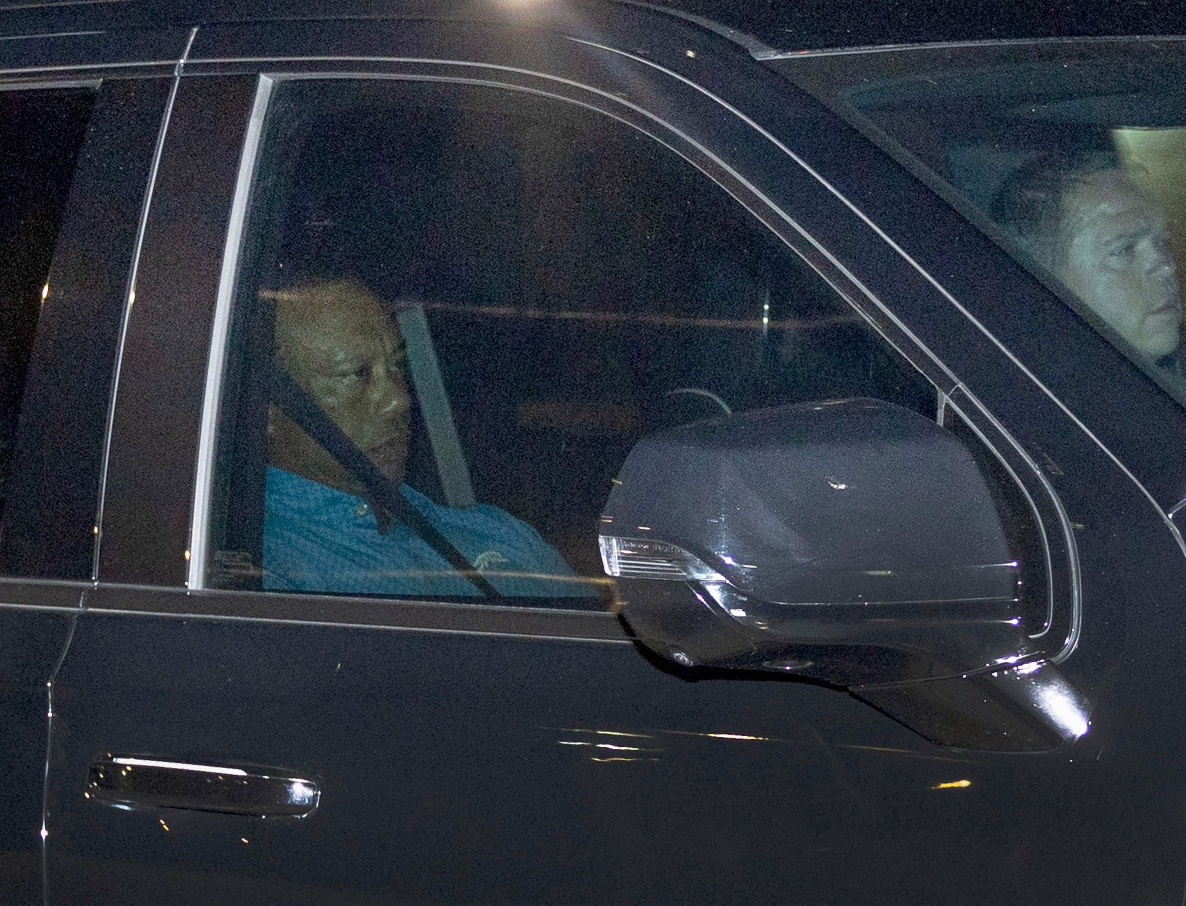Tiger Woods being driven from the Martin County Jail after his arrest last Friday. Photo: Getty Images via AFP