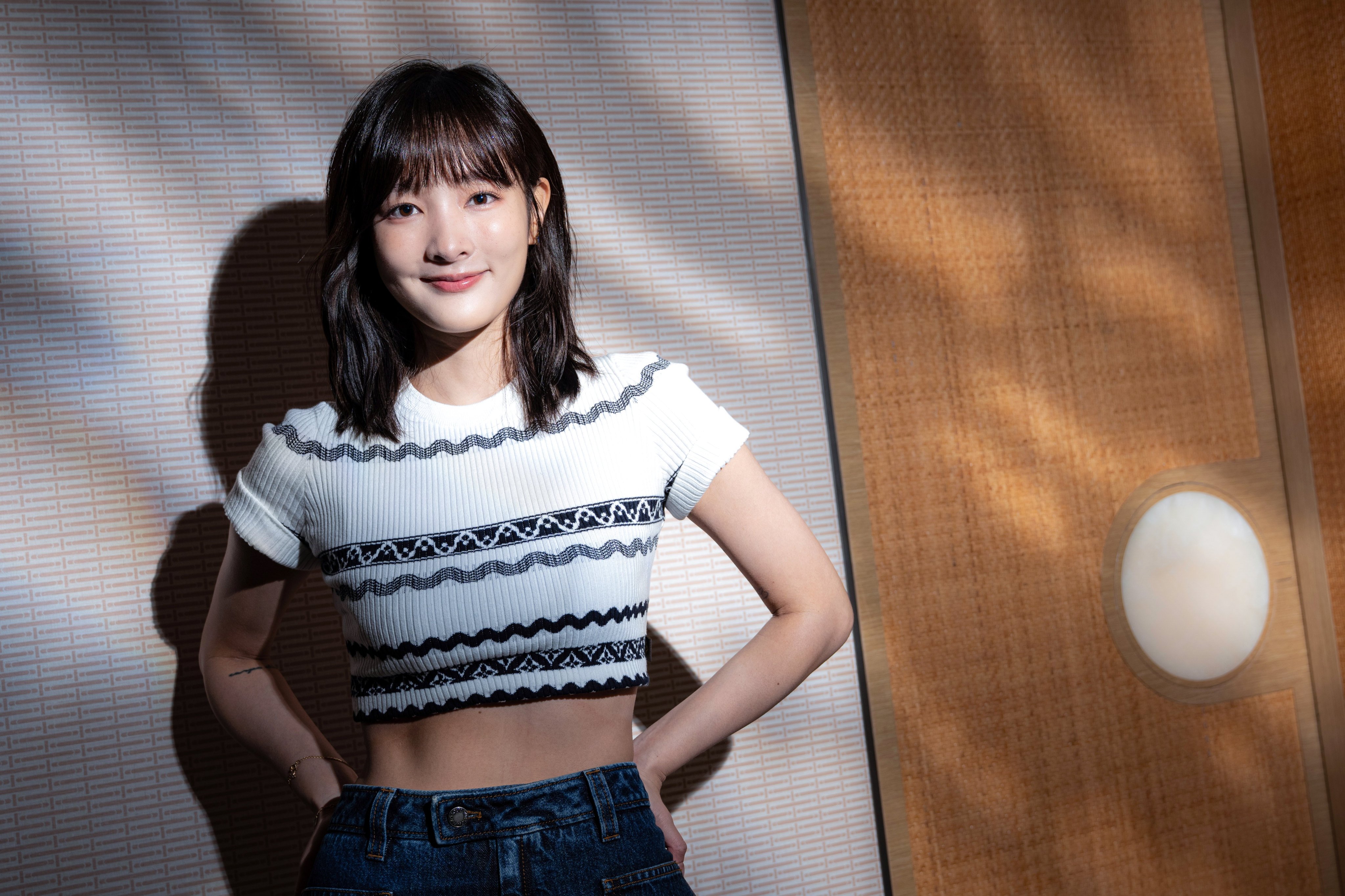 Taiwanese actress Gingle Wang at an interview with the SCMP in Tsim Sha Tsui on April 2, 2026. Photo: SCMP / Karma Lo