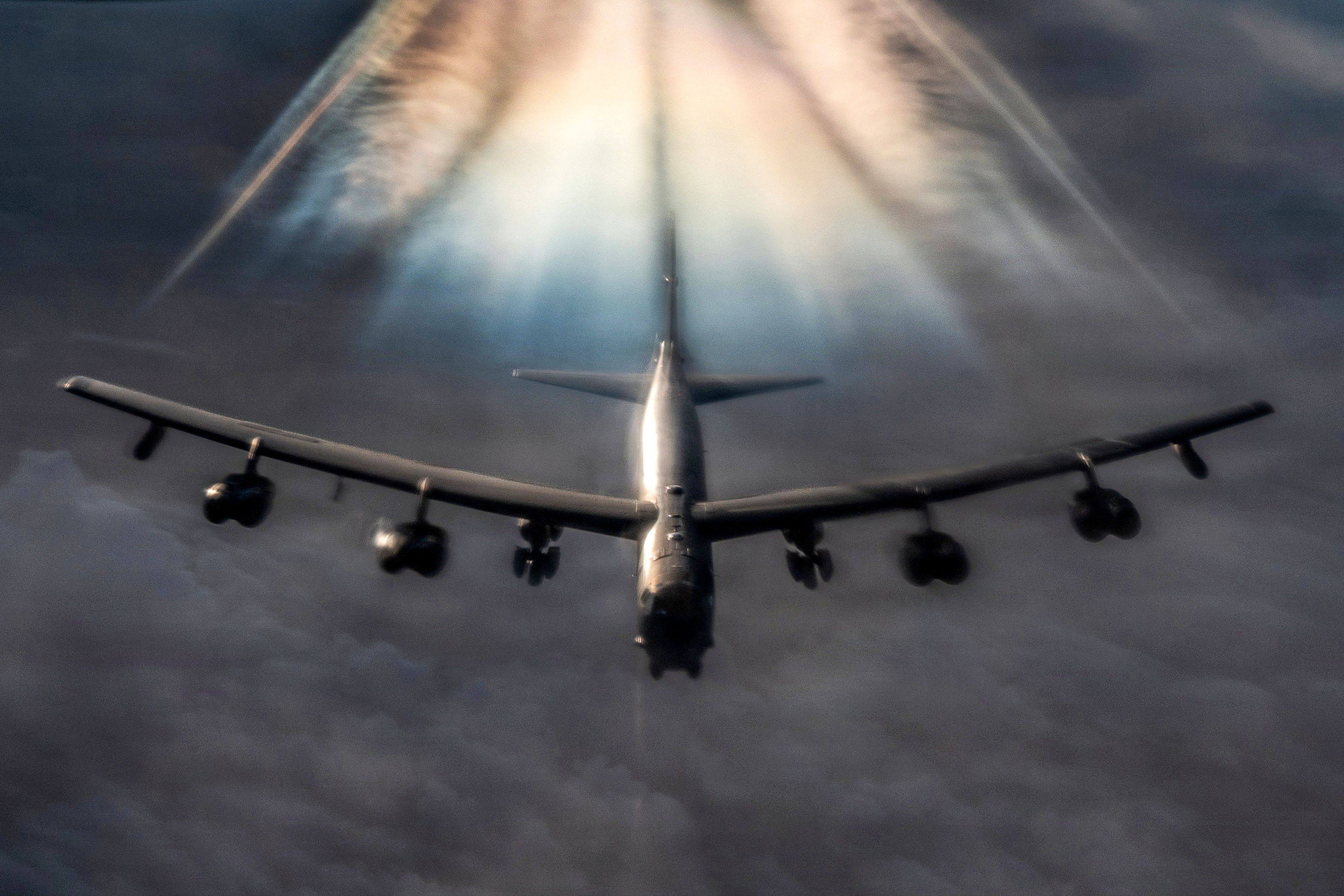 A US B-52H Stratofortress bomber aircraft during Operation Epic Fury. Photo: US Air Force via AFP