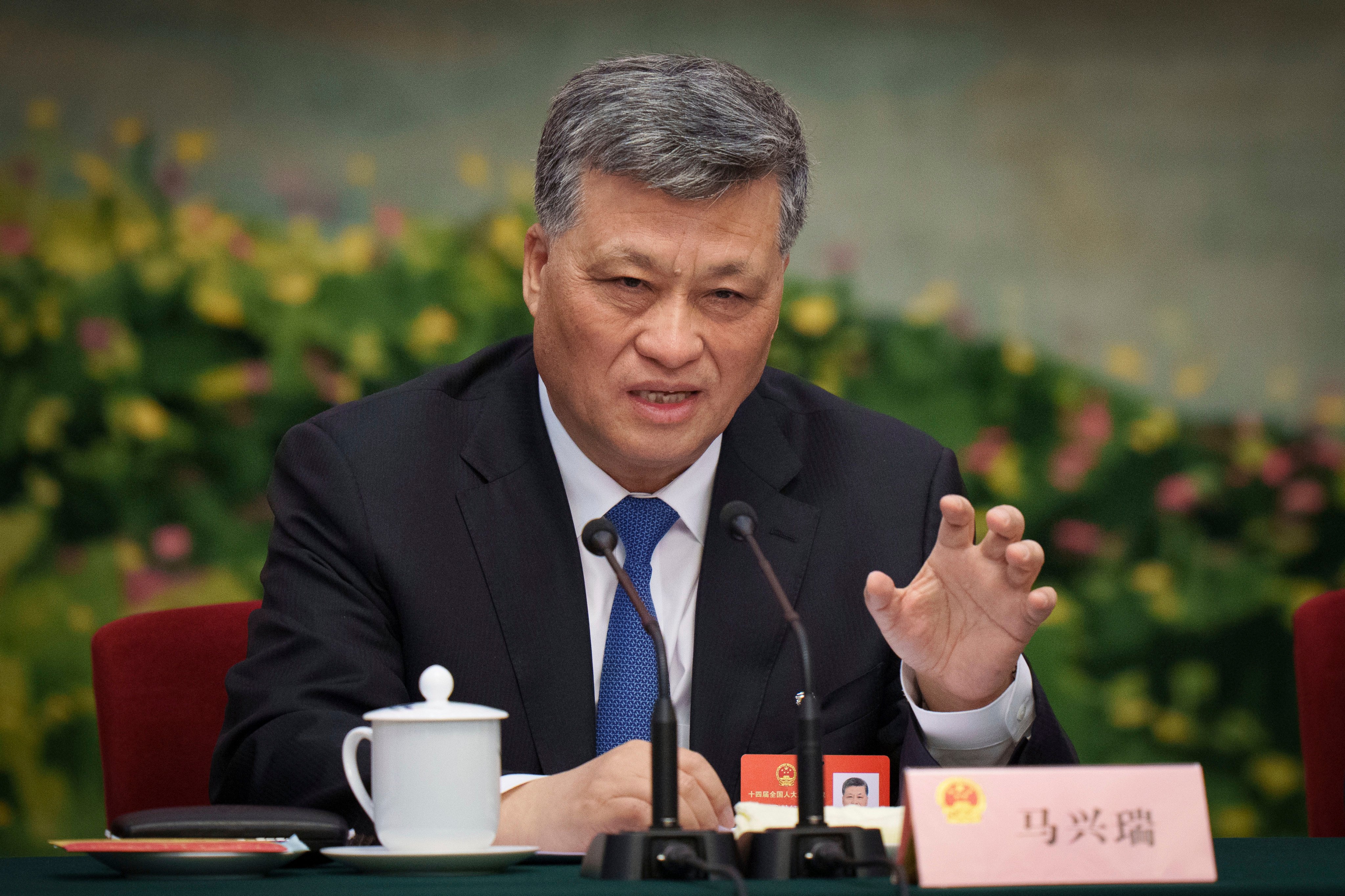 Ma Xingrui abruptly stepped down as party boss of Xinjiang in July and has missed several key events since November. Photo: AP