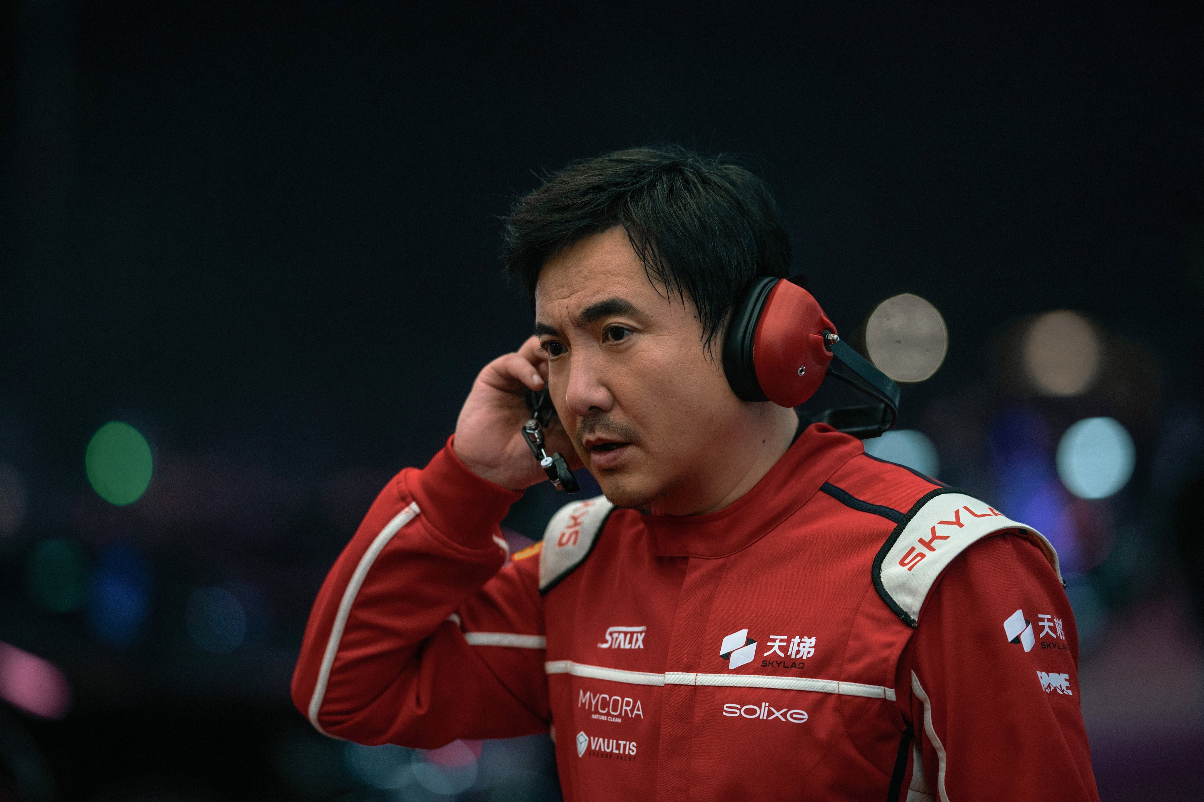 Shen Teng in a still from Pegasus 3 (category IIA, Mandarin), directed by Han Han. Andrew Yin and Huang Jingyu co-star.