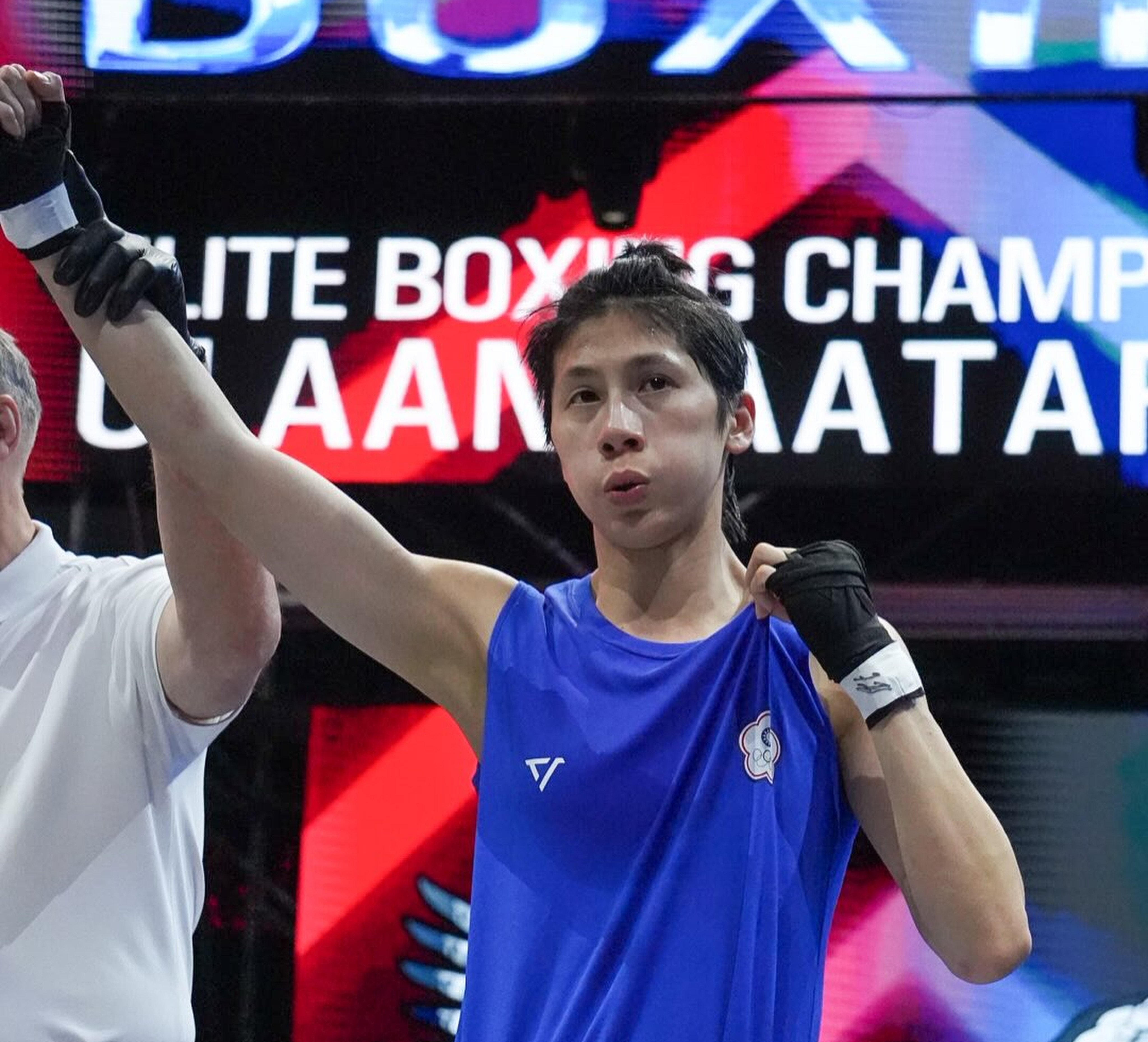 Olympic boxing champion Lin Yu-ting after her win over Ayaka Taguchi of Japan at the ⁠Asian Boxing Elite ⁠Championships last Friday. Photo: Instagram/officialasianboxing