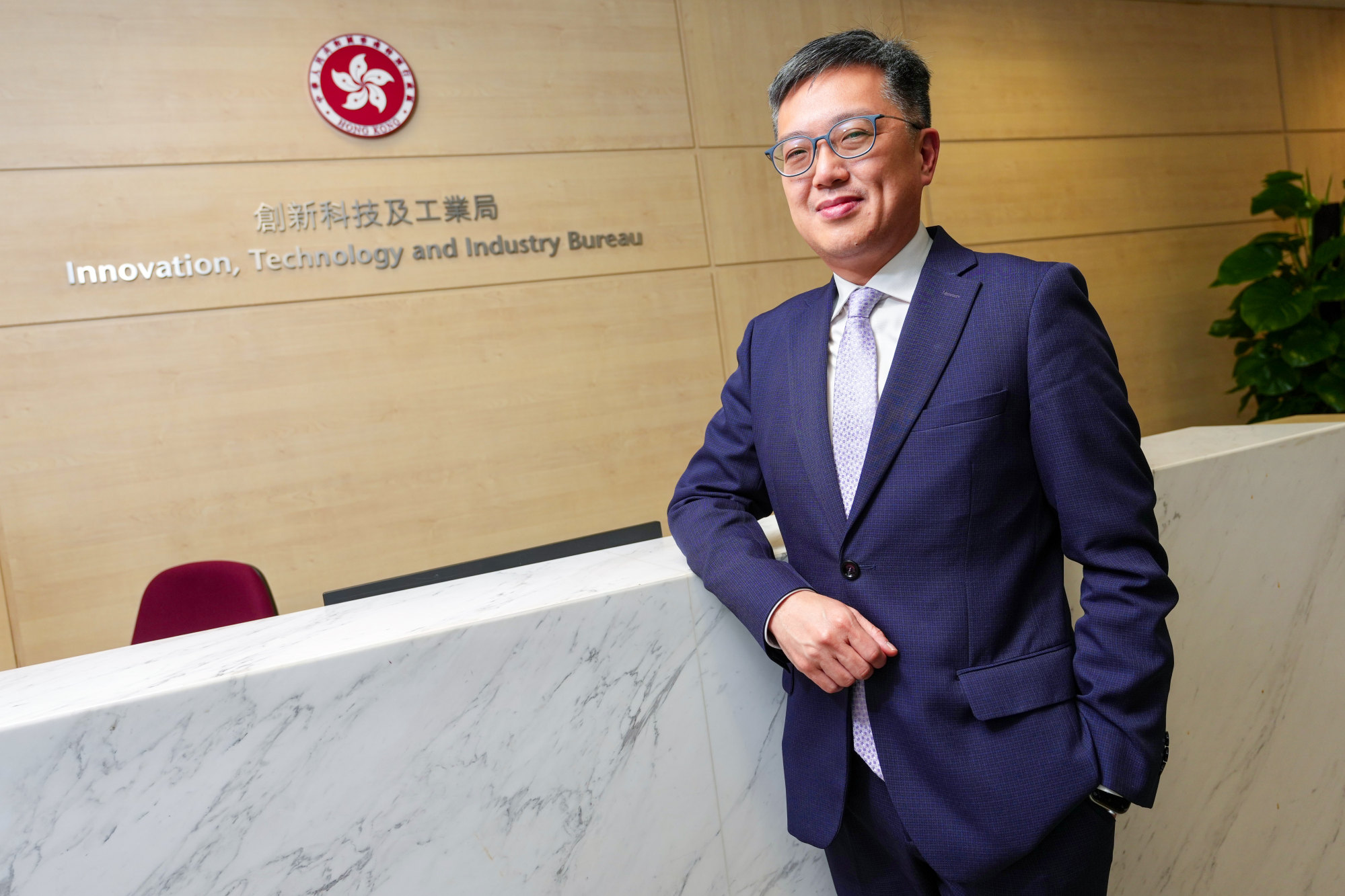 Permanent Secretary for Innovation, Technology and Industry Kevin Choi says Hong Kong’s AI development efforts must balance openness with protection of classified government information. Photo: Karma Lo Permanent Secretary for Innovation, Technology and Industry Kevin Choi says Hong Kong’s AI development efforts must balance openness with protection of classified government information. Photo: Karma Lo