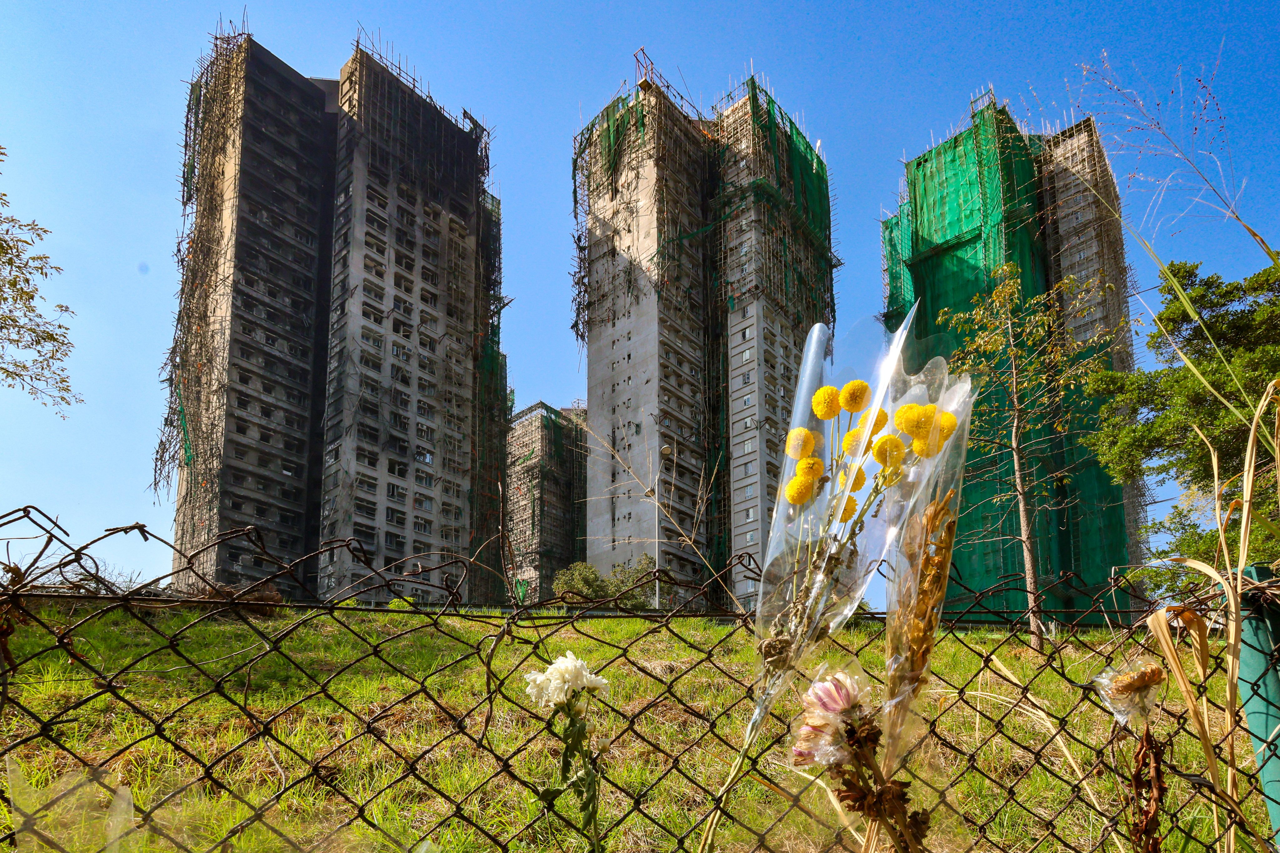 The inferno broke out at the estate in Tai Po on November 26 last year, claiming 168 lives and displacing nearly 5,000 residents. Photo: Dickson Lee