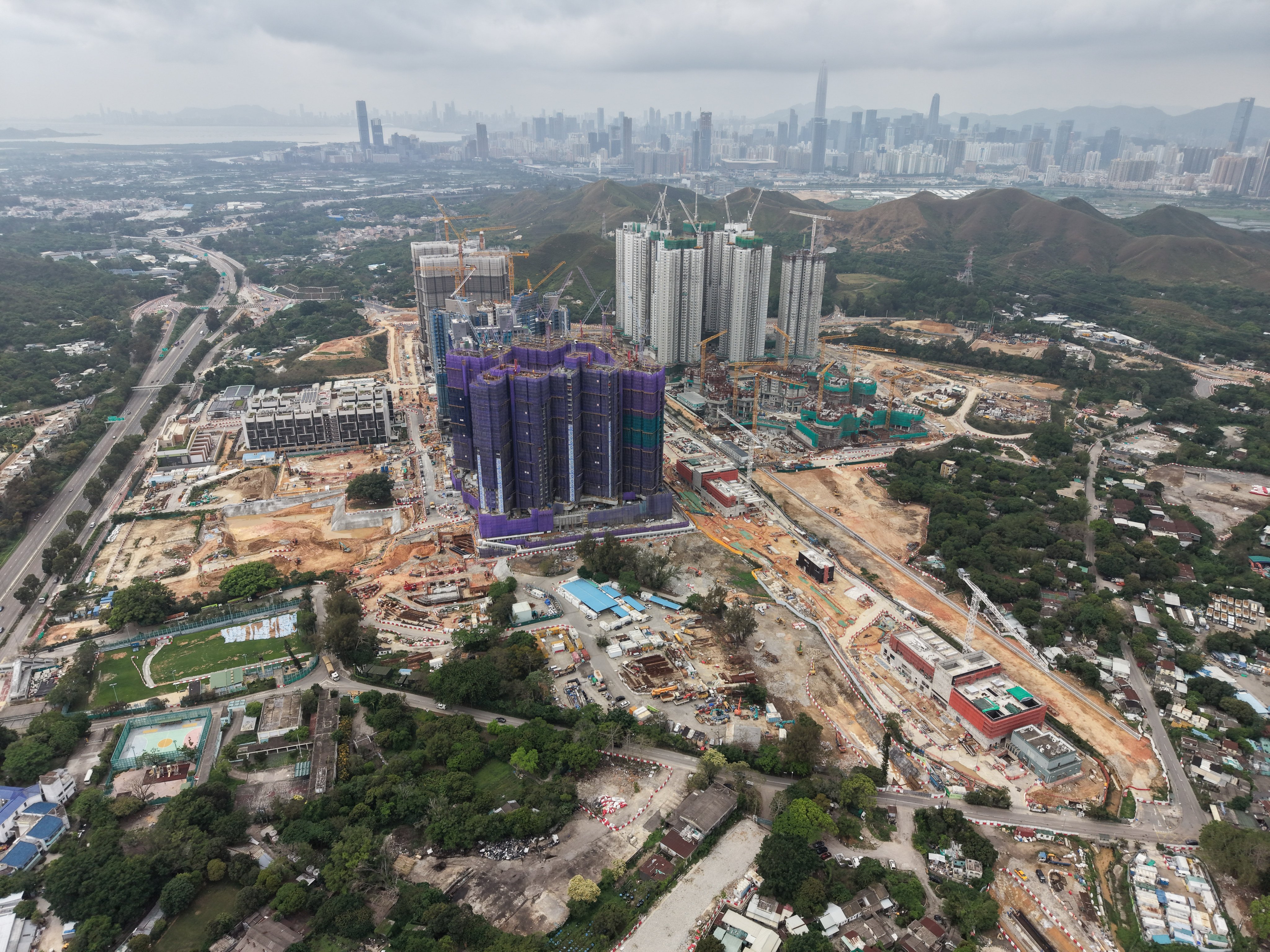 An aerial view of the Kwu Tung area. Photo: Eugene Lee