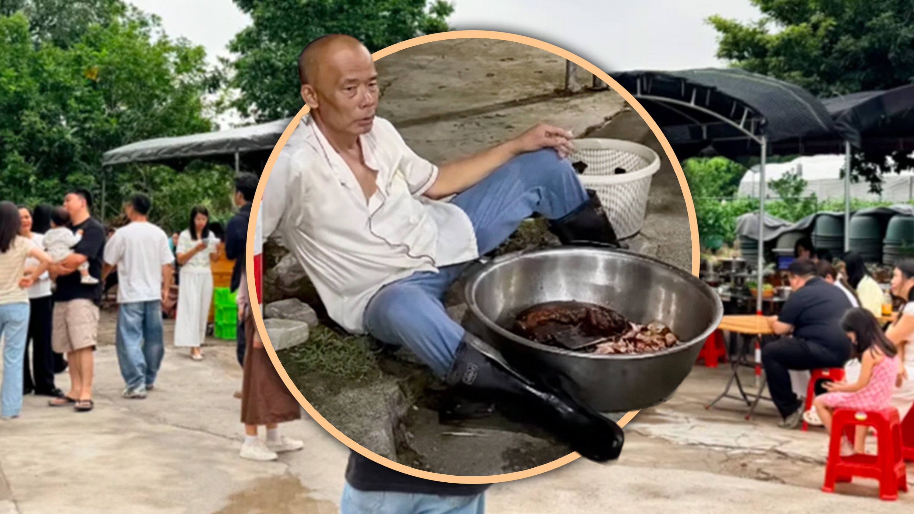 A restaurant owner in China specialising in Traditional Chinese Medicine soups has gone viral for rejecting fame, stating that the growing number of customers has made him too tired. Photo: SCMP composite/RedNote