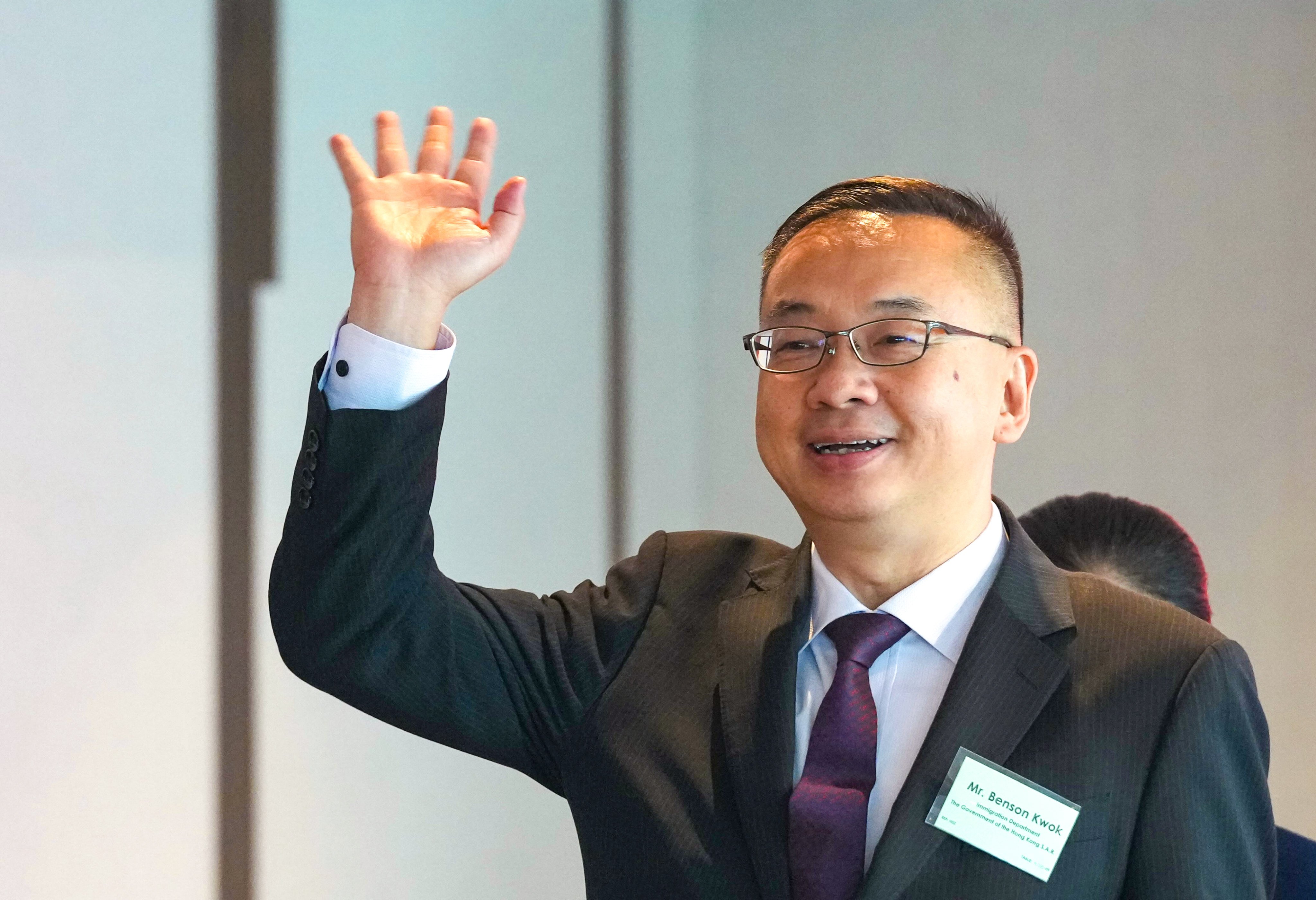 Immigration chief Benson Kwok. Photo: Jelly Tse