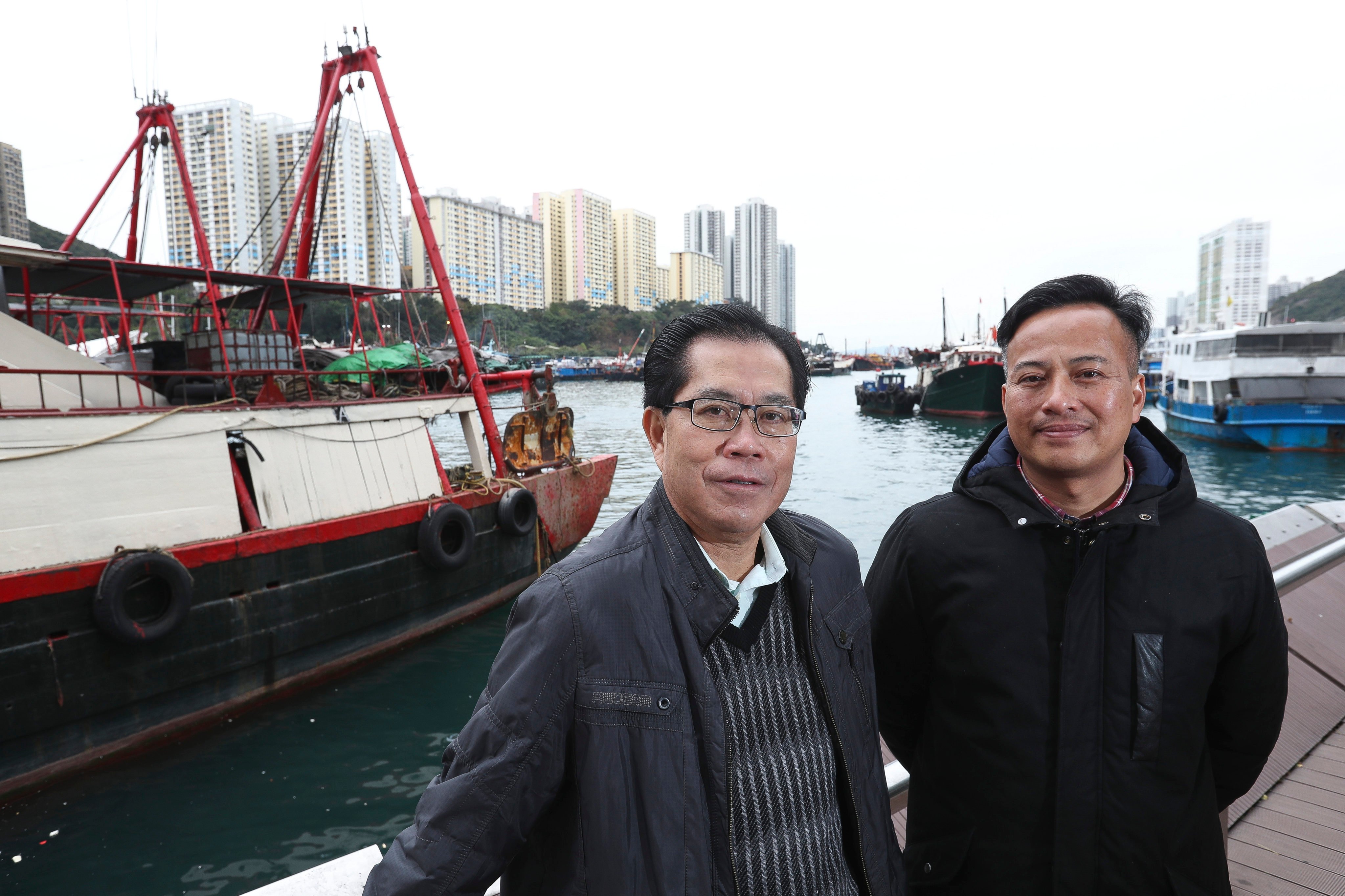 Cheung Siu-keung, chairman of the Hong Kong Fishermen Consortium, says he expects the supply of seafood to drop as fishing businesses suspend operations amid the current spike in fuel prices. Photo: Nora Tam