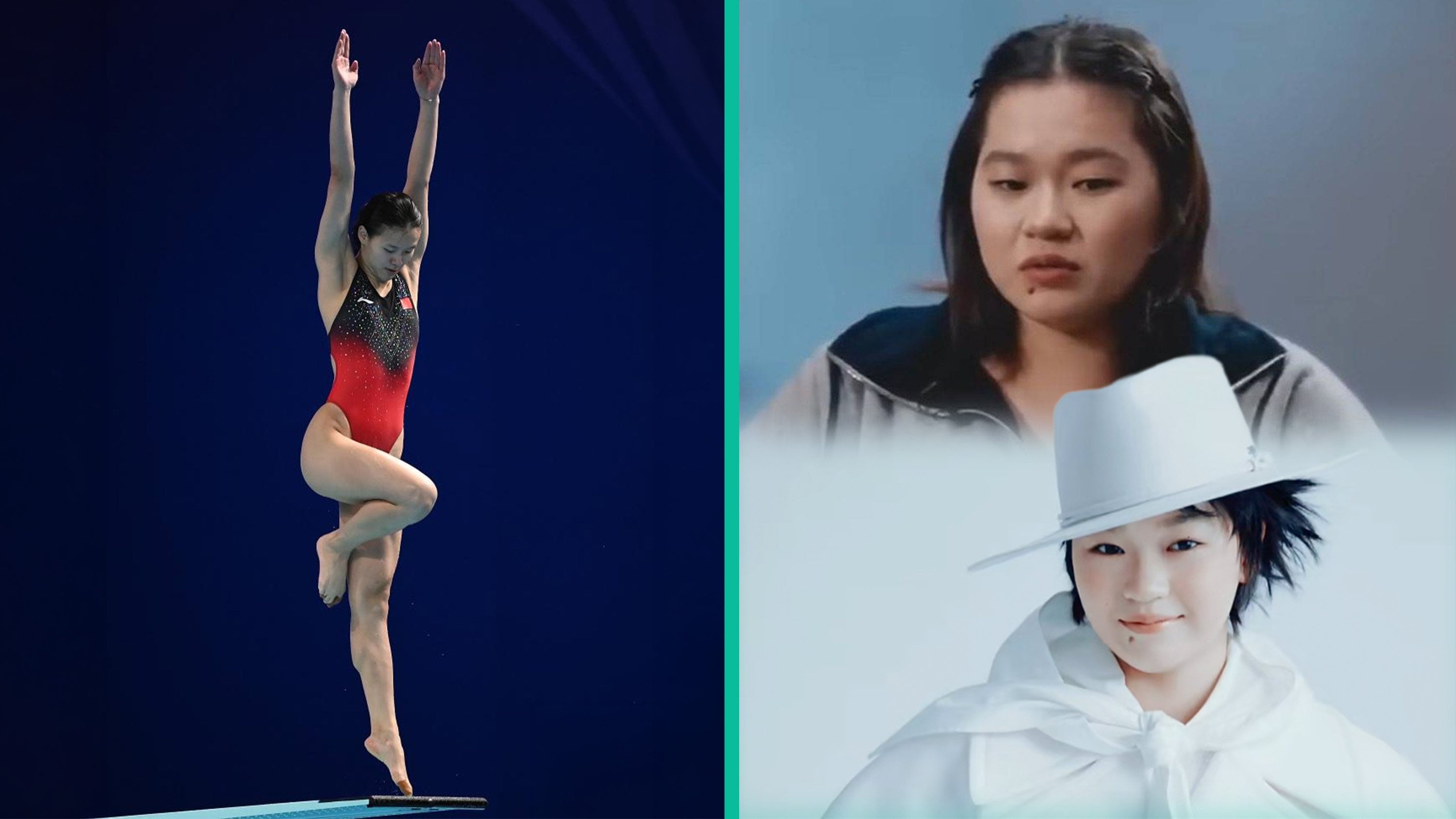 China’s sporting authorities have launched an investigation into online abuse and the toxic fan culture that has targeted diving champion Quan Hongchan. Photo: SCMP composite/Xinhua/Weibo/Marie Claire