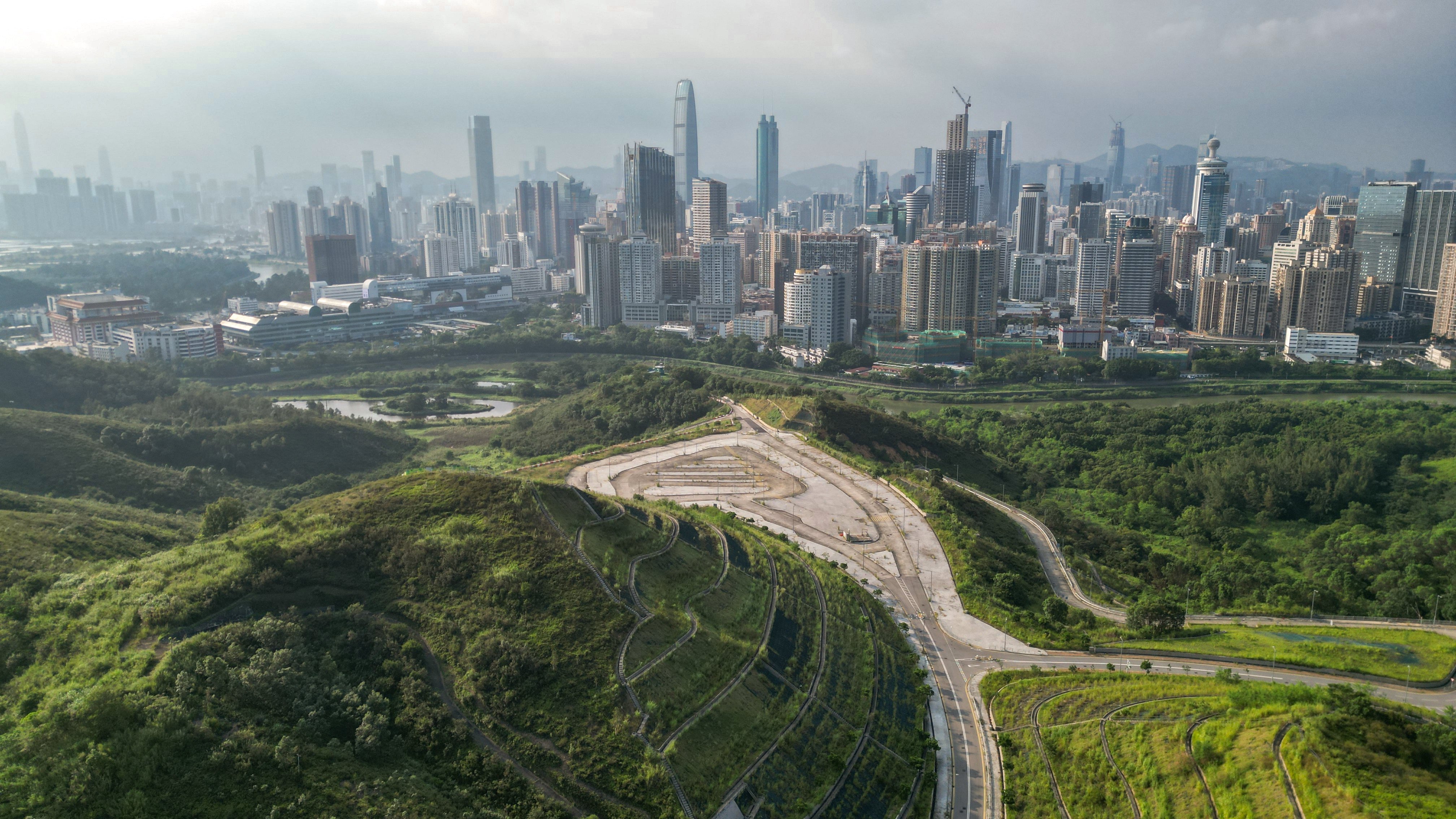 Development of the Northern Metropolis near the border with mainland China is a key scheme. Photo: Dickson Lee