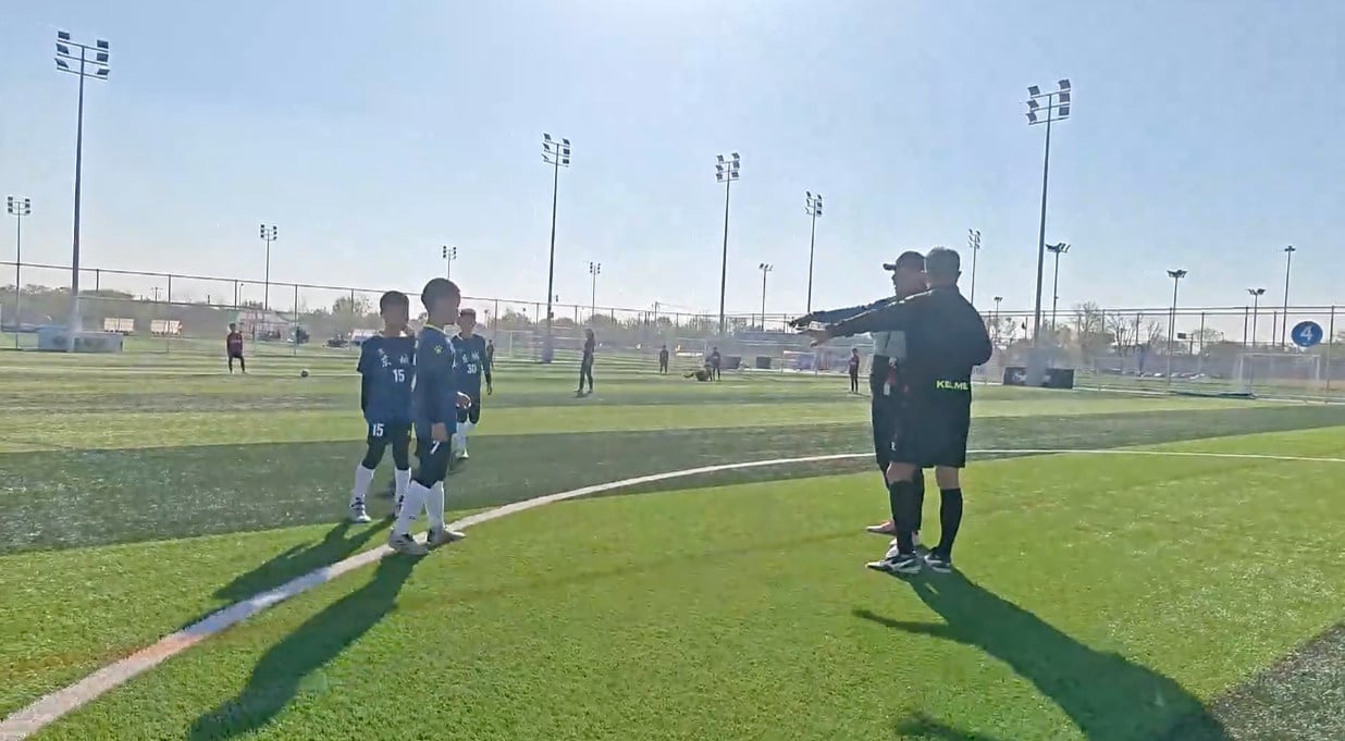 The China Youth Football League clash between Dongcheng Sports School 16 Orange and Kickers Lan has sparked allegations of match-fixing. Photo: Handout