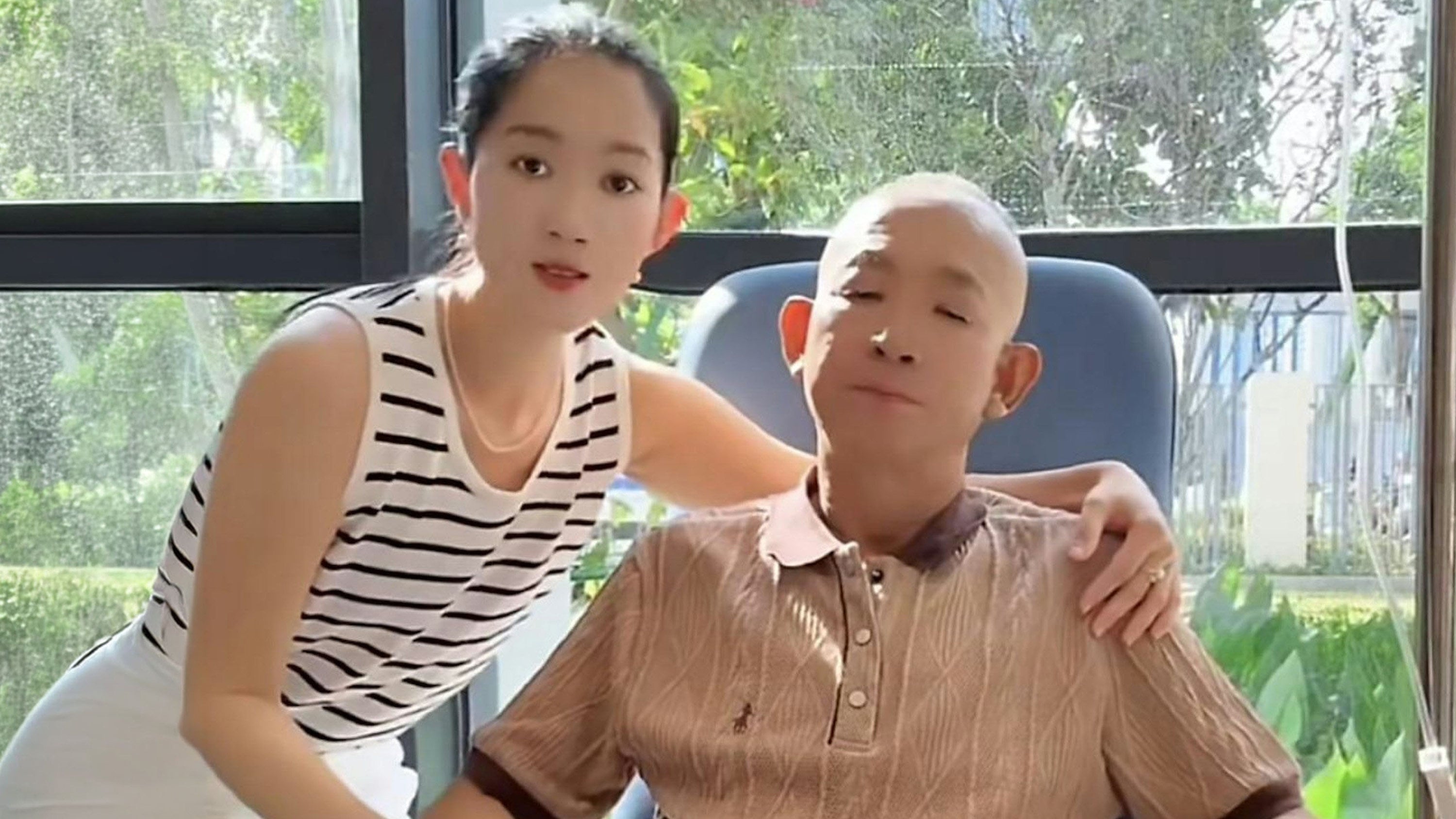 A terminally ill Chinese man bequeathed his US$43 million fortune to his wife, who is 28 years his junior, causing outrage among his ex-wife’s family. Photo: Douyin