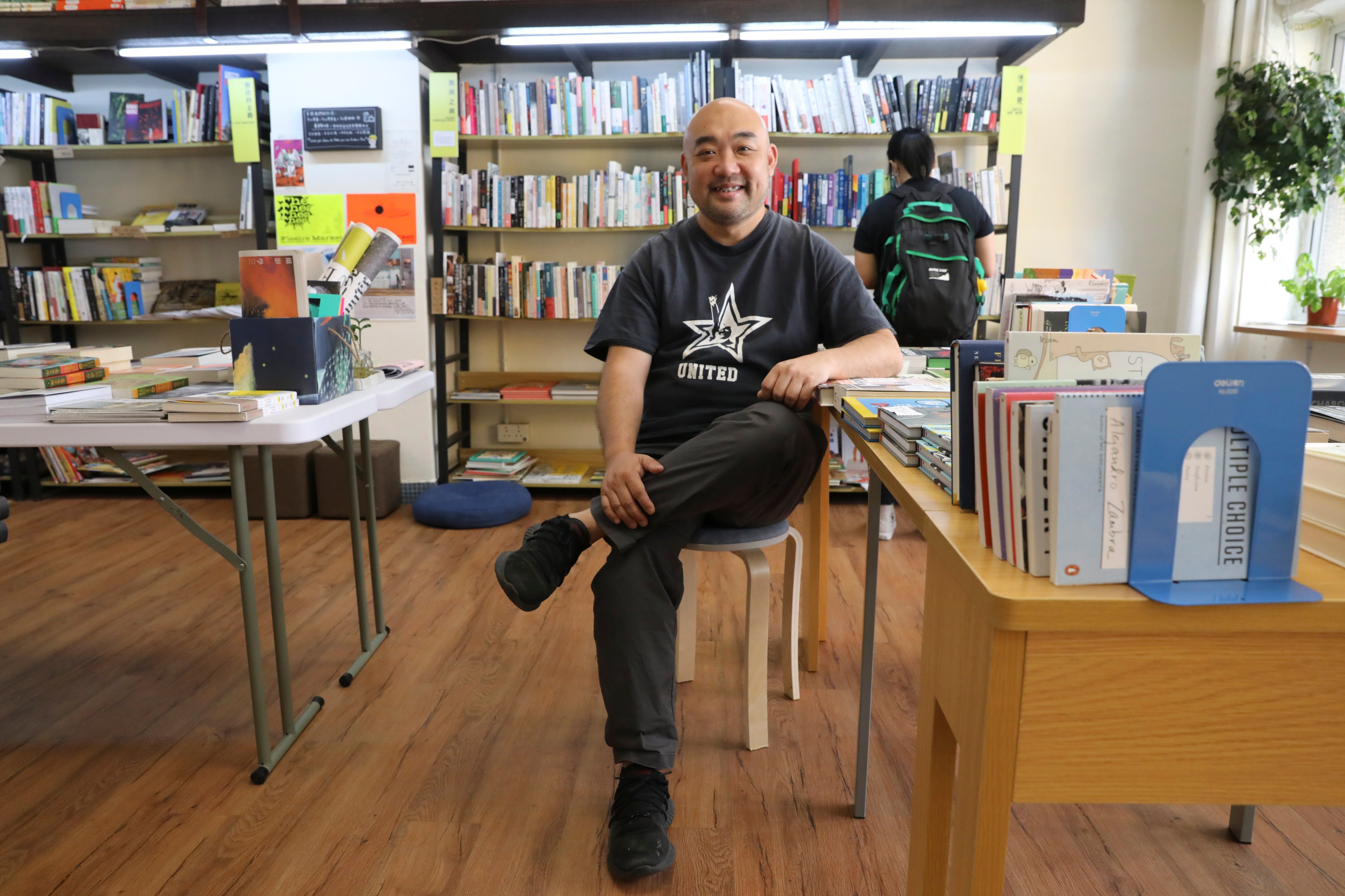 Pong Yat-ming opened Book Punch in Sham Shui Po in 2020. Photo: K. Y. Cheng