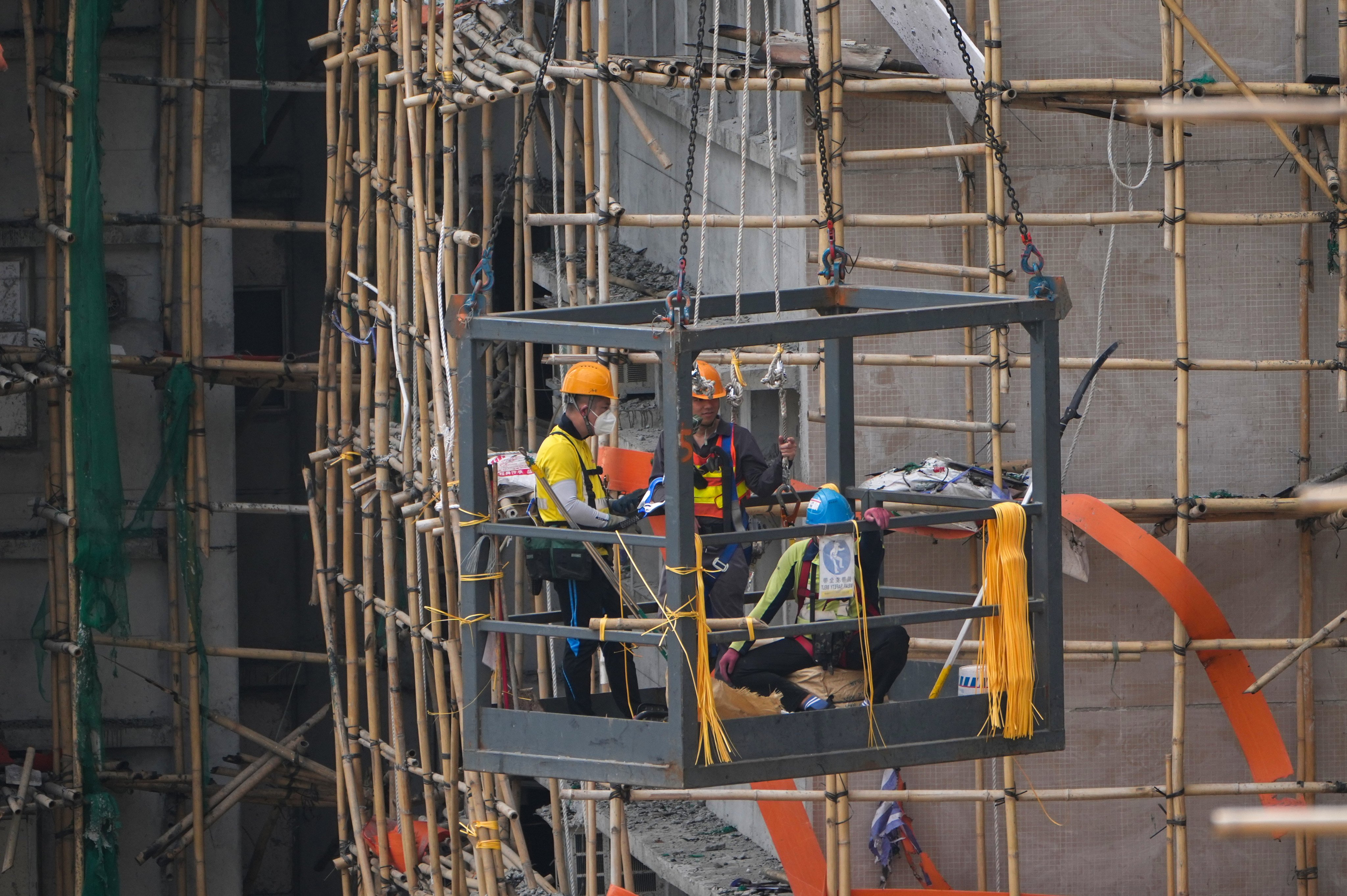 Hong Kong housing authorities have spent HK$34 million on recovery efforts following the Tai Po fire. Photo: Sam Tsang
