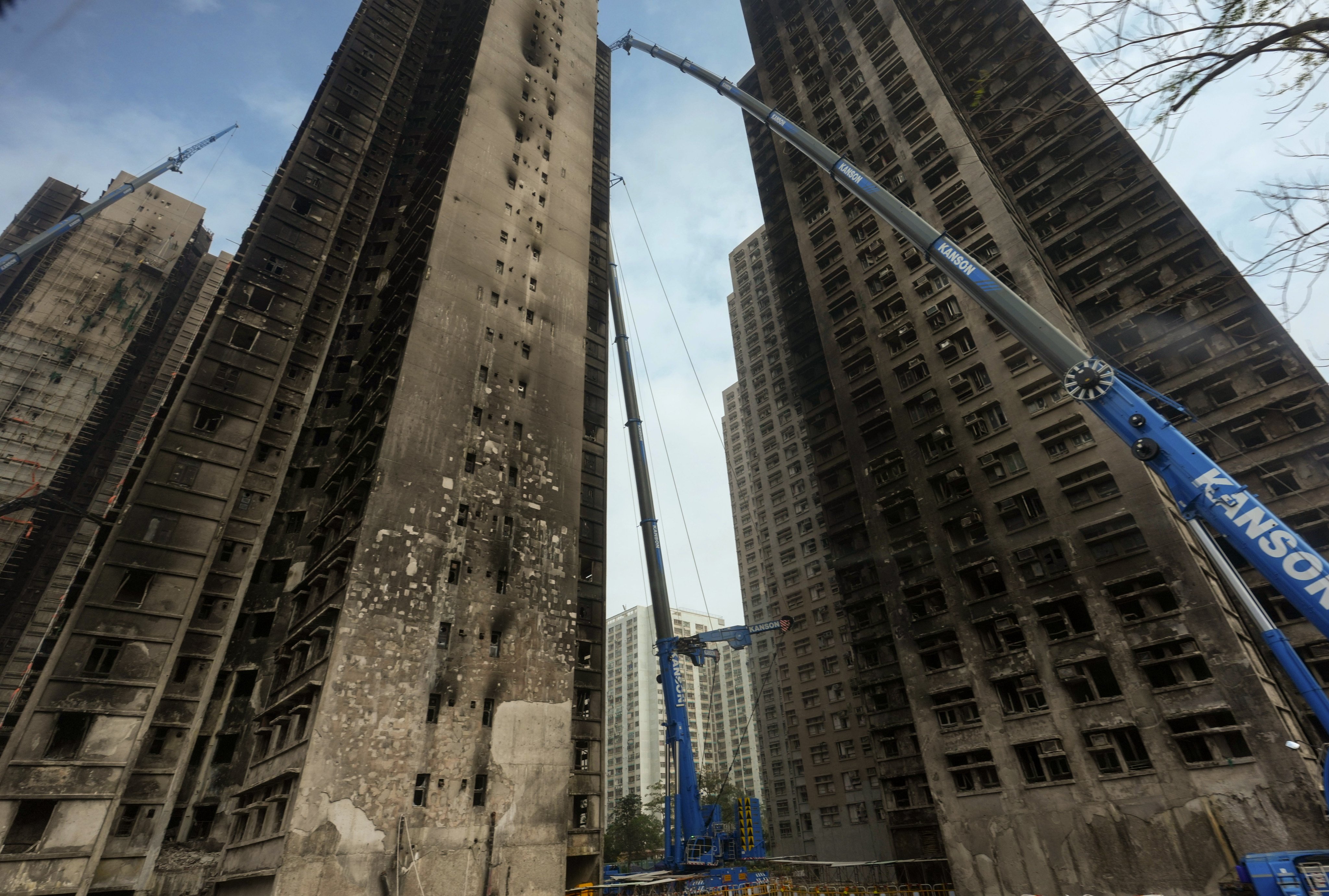 Authorities have proposed legal reforms to tighten building management rules after the deadly fire in Tai Po exposed flaws and bid‑rigging risks. Photo: Jelly Tse