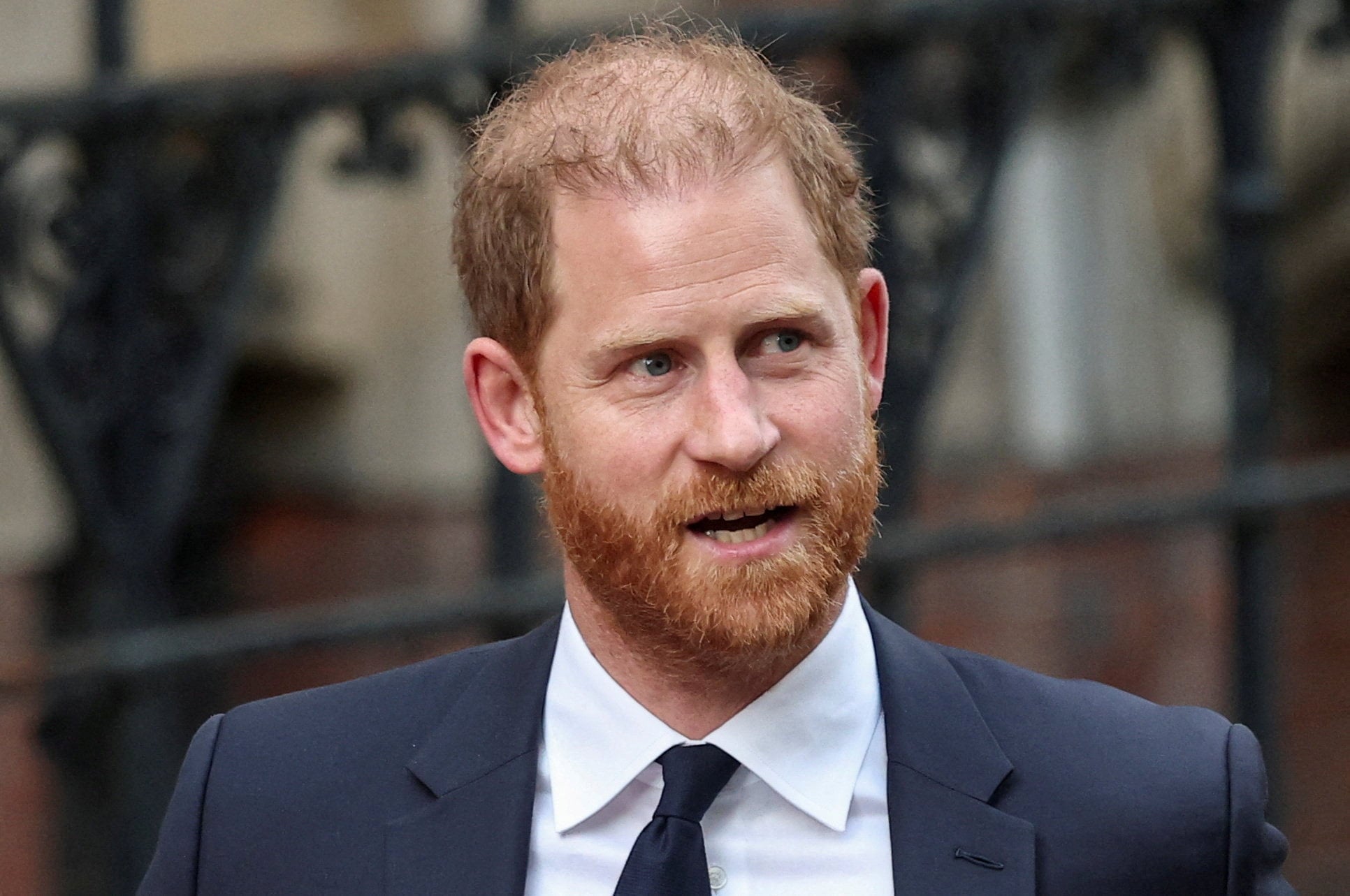 Britain’s Prince Harry leaves High Court in London, Britain in January. Photo: Reuters