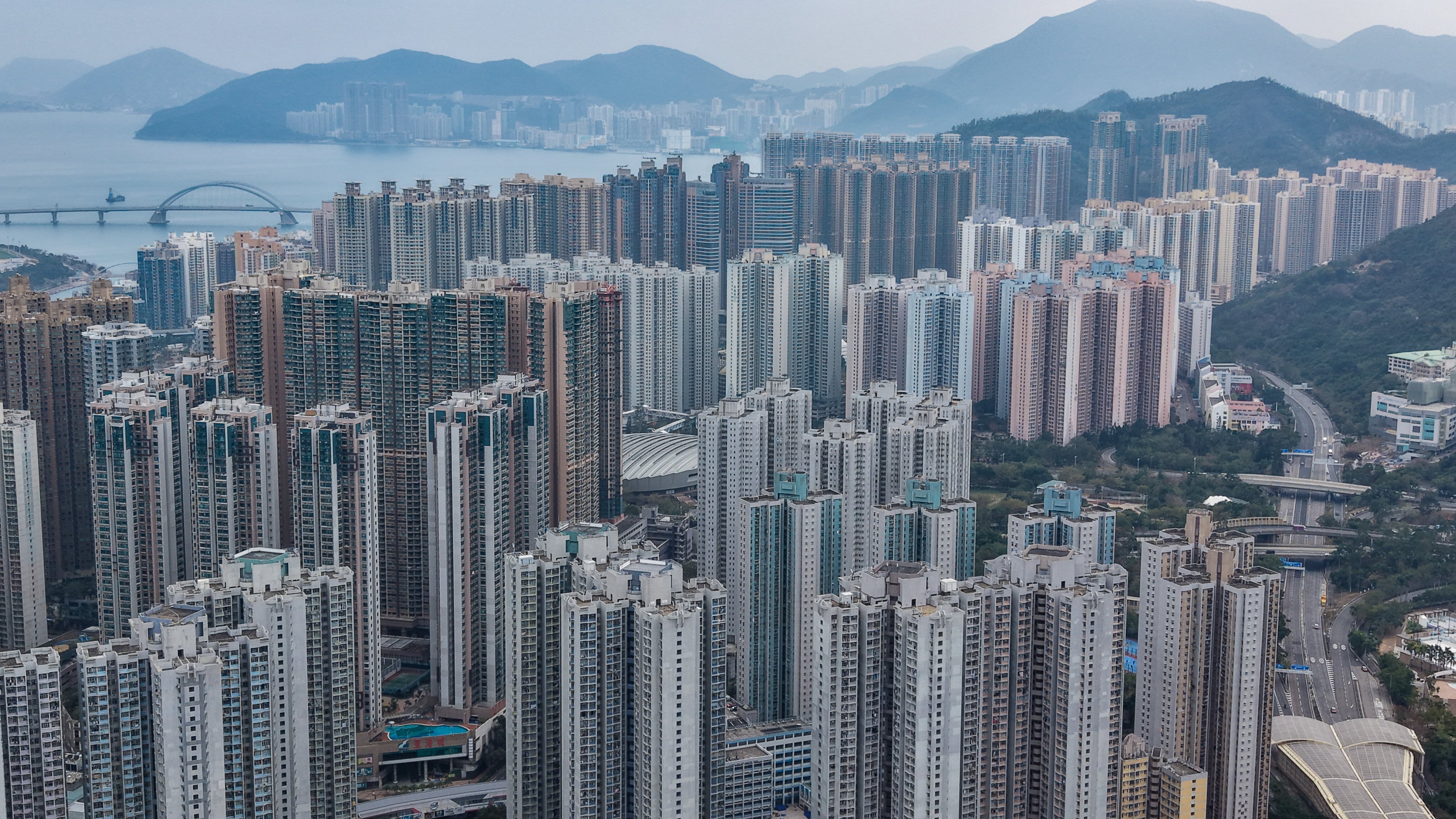 A view of residential buildings in Tseung Kwan O on February 12, 2026. Photo: Sam Tsang