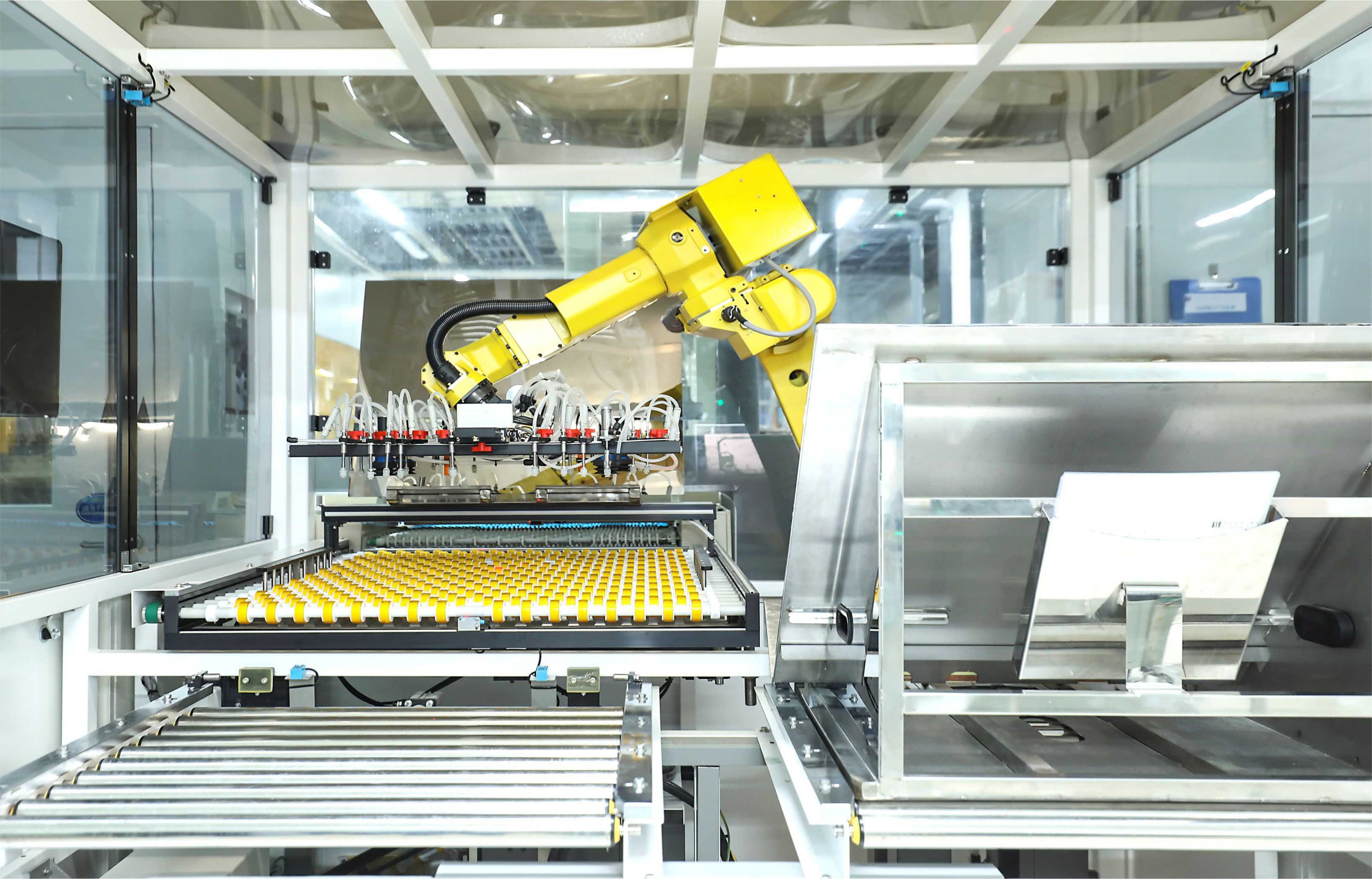 A robotic arm is seen in a factory of Victory Giant Technology. Photo: Handout