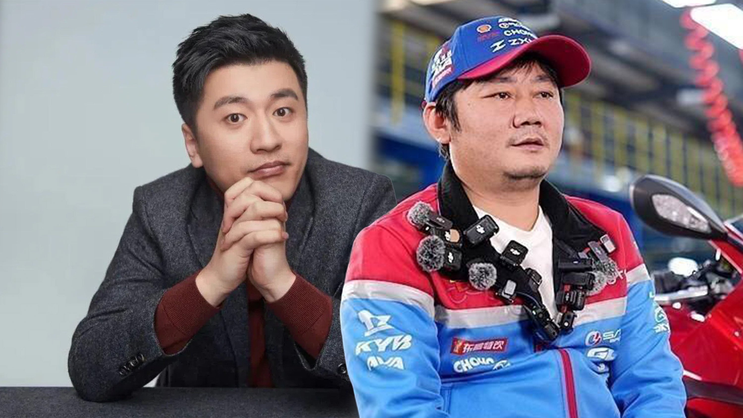 The founder of ZXMOTO, Zhang Xue, right, and the late education innovator Zhang Xuefeng are inspiring an entire generation in vastly different ways. Photo: SCMP composite/Weibo/Sohu