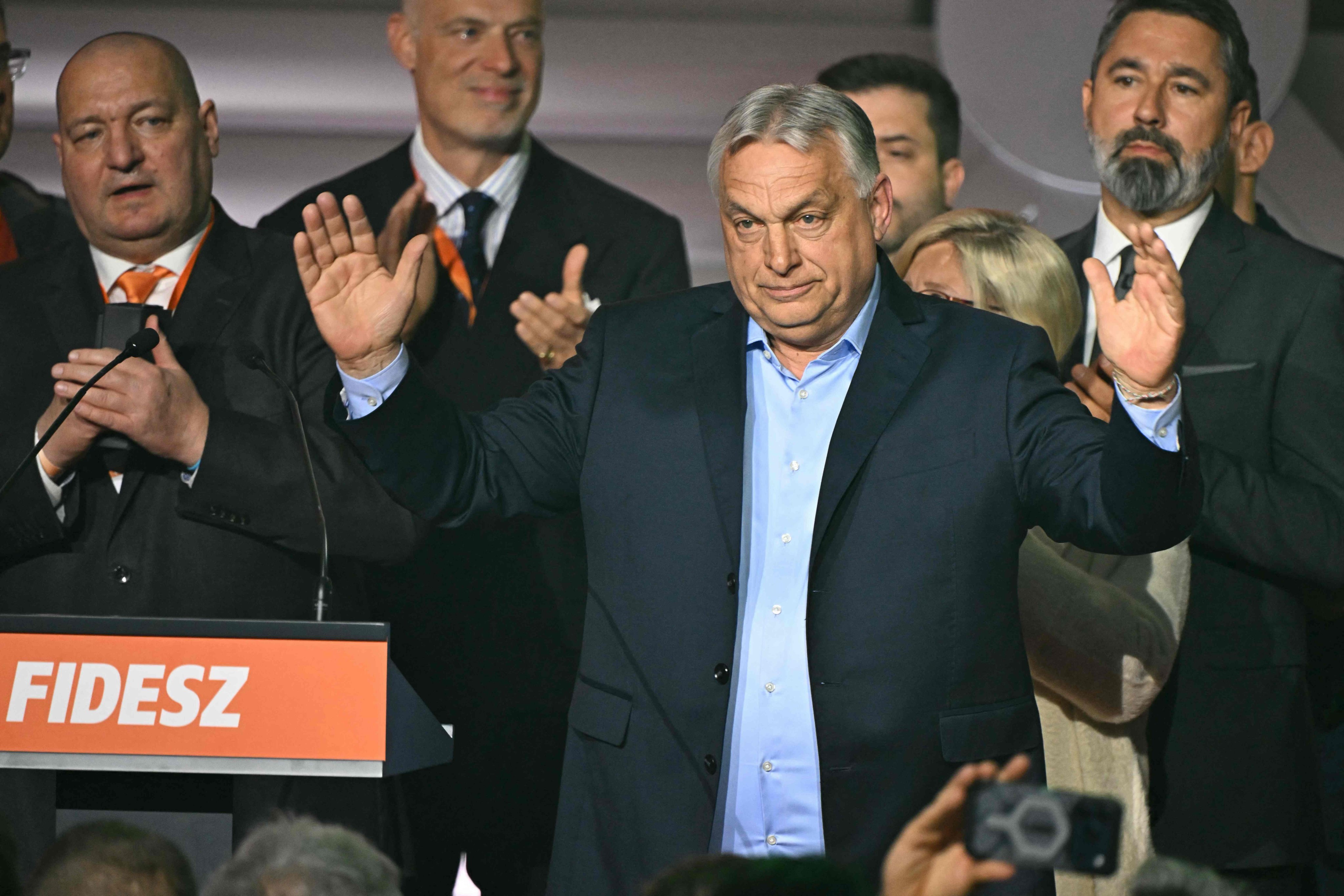 Hungary’s nationalist Prime Minister Viktor Orban concedes defeat in parliamentary elections to his rival, conservative Peter Magyar, a former government insider and political newcomer who has promised “system change”. Photo: AFP