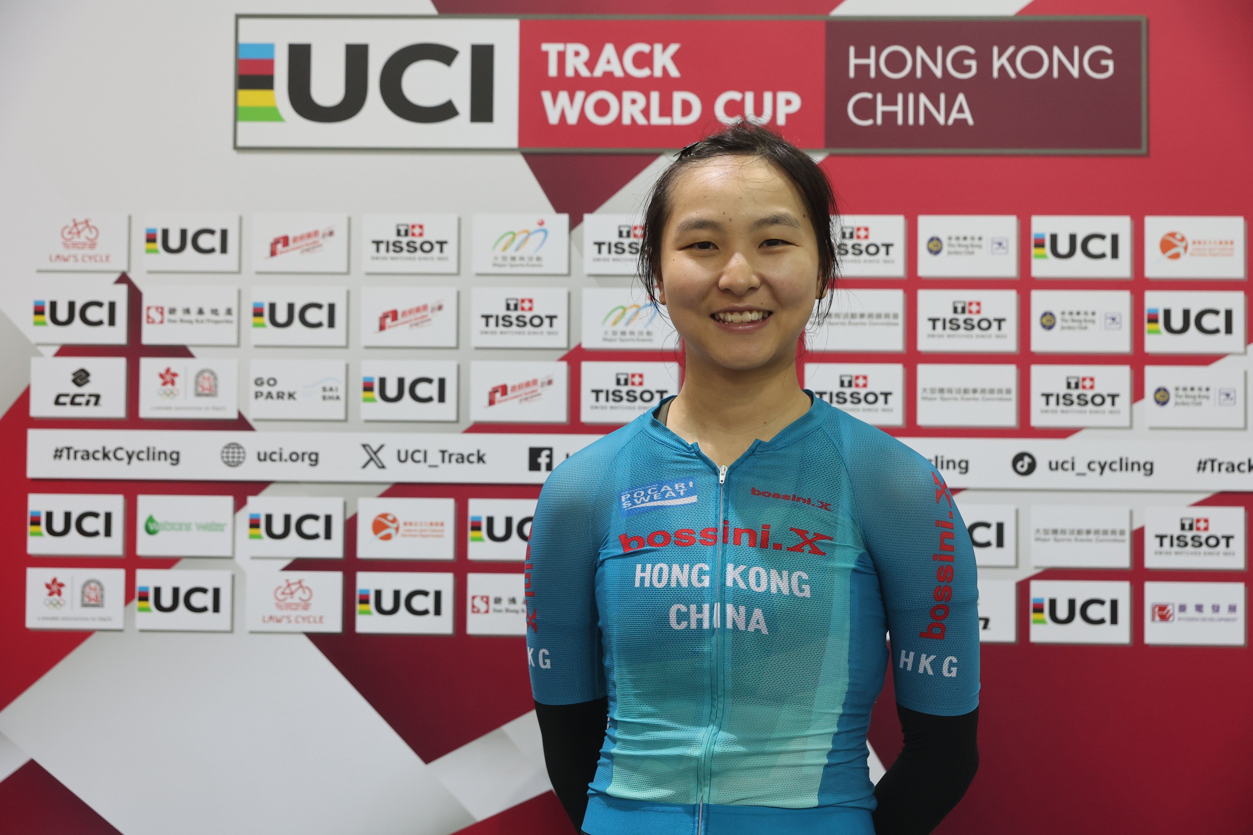 Ceci Lee said she had no specific target for this week’s UCI Track World Cup event in Hong Kong. Photo: Edmond So