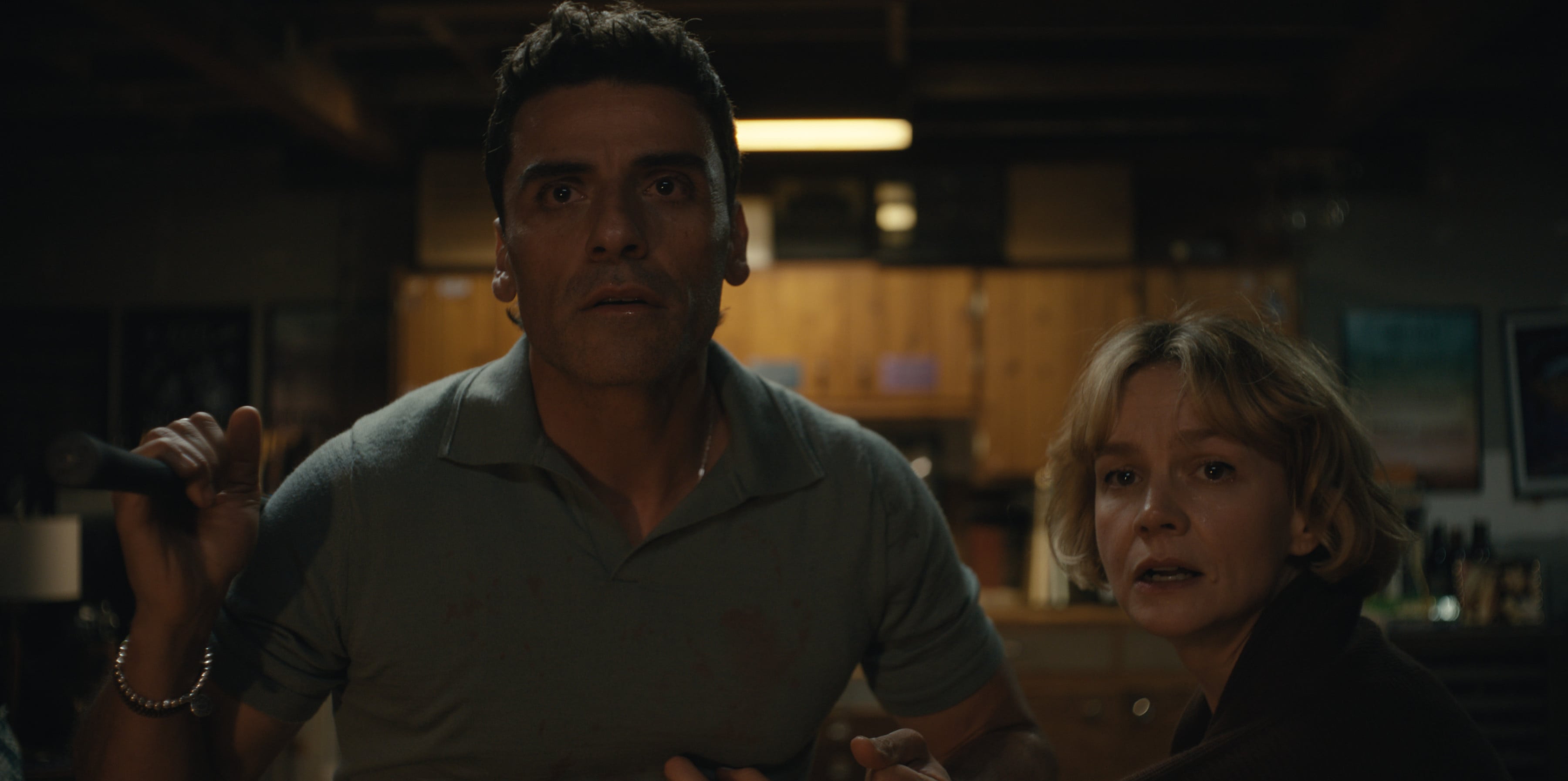 Oscar Isaac (left) and Carey Mulligan in a still from Beef season 2. The new season co-stars Cailee Spaeny and Charles Melton and also features Youn Yuh-jung, Seoyeon Jang, rapper BM and Song Kang-ho. Photo: Netflix