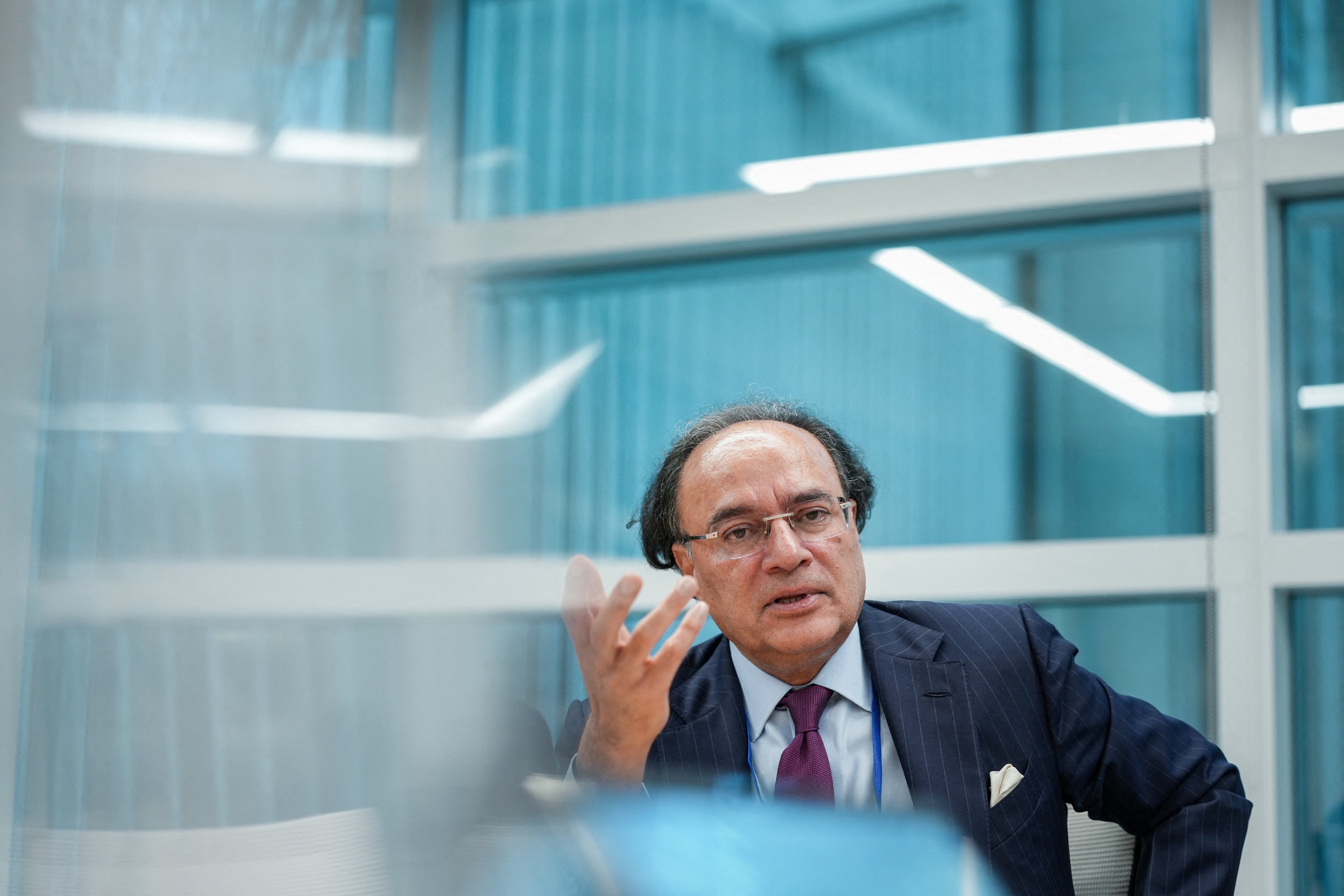 Pakistan’s Finance Minister Muhammad Aurangzeb. Photo: Reuters