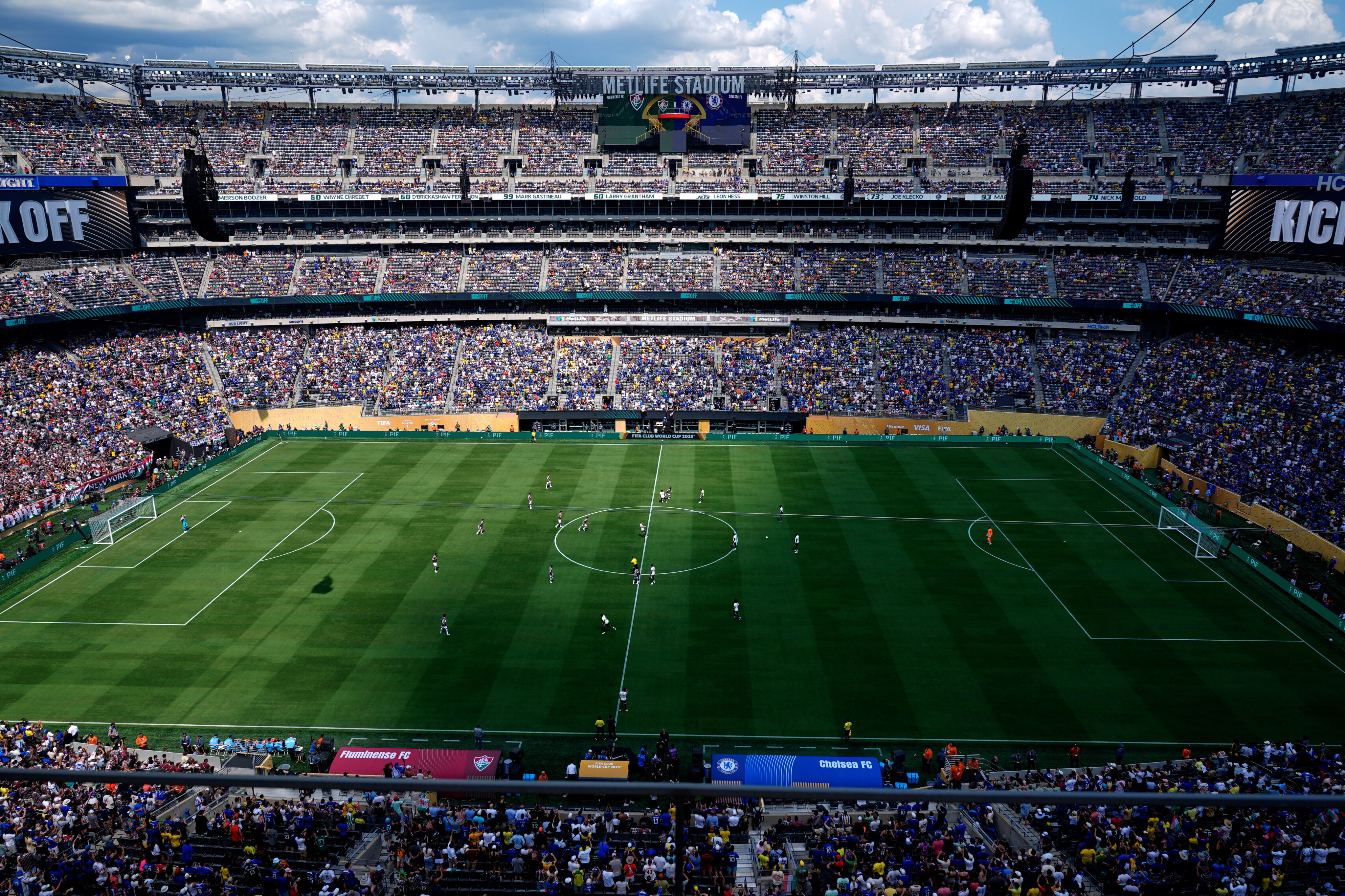 The cost of getting to MetLife Stadium could become eye-wateringly high for World Cup fans this summer. Photo: AP