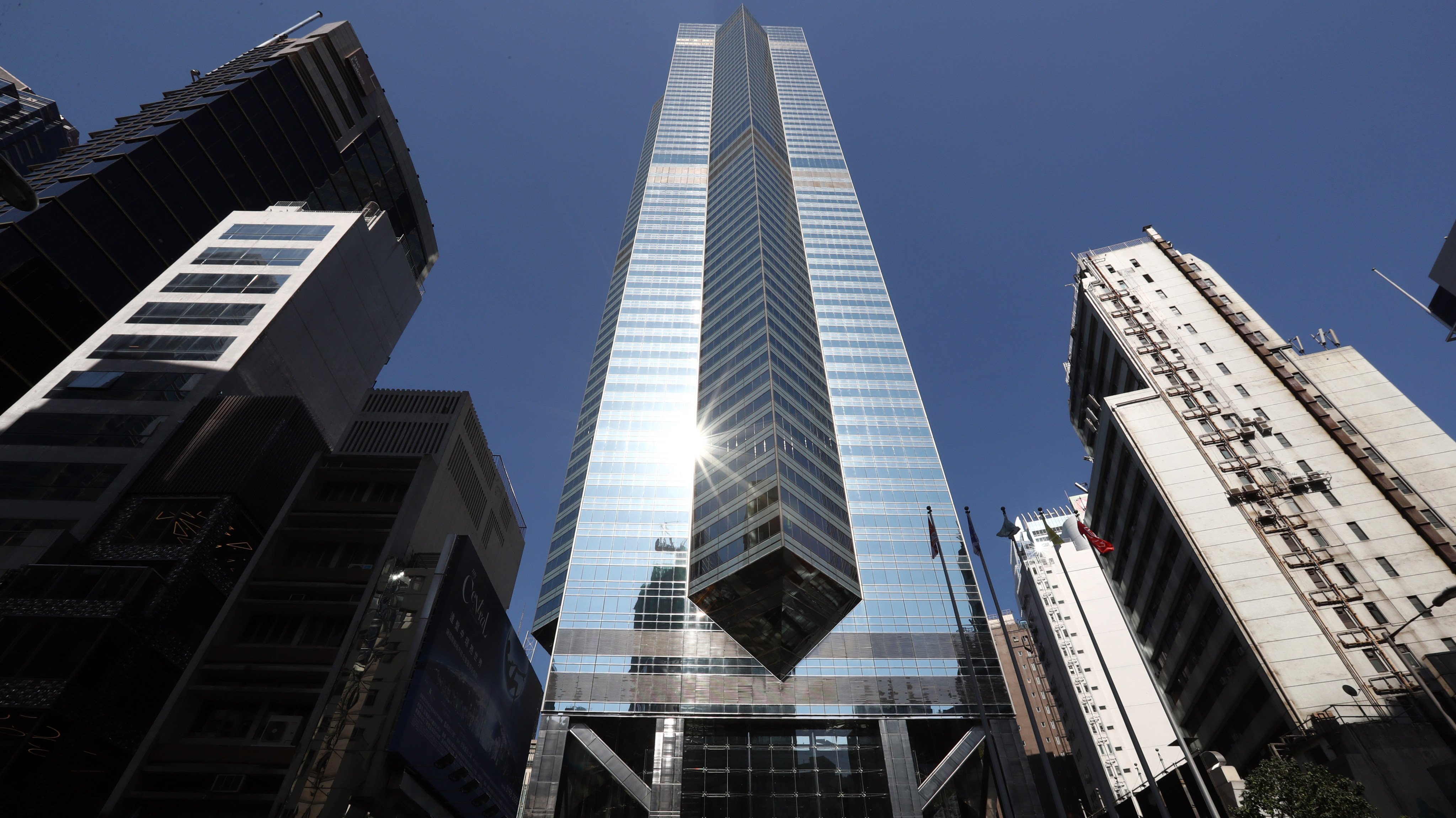 The Center – once the world’s most expensive skyscraper – at 99 Queen’s Road, Central, Hong Kong. Photo: Nora Tam
