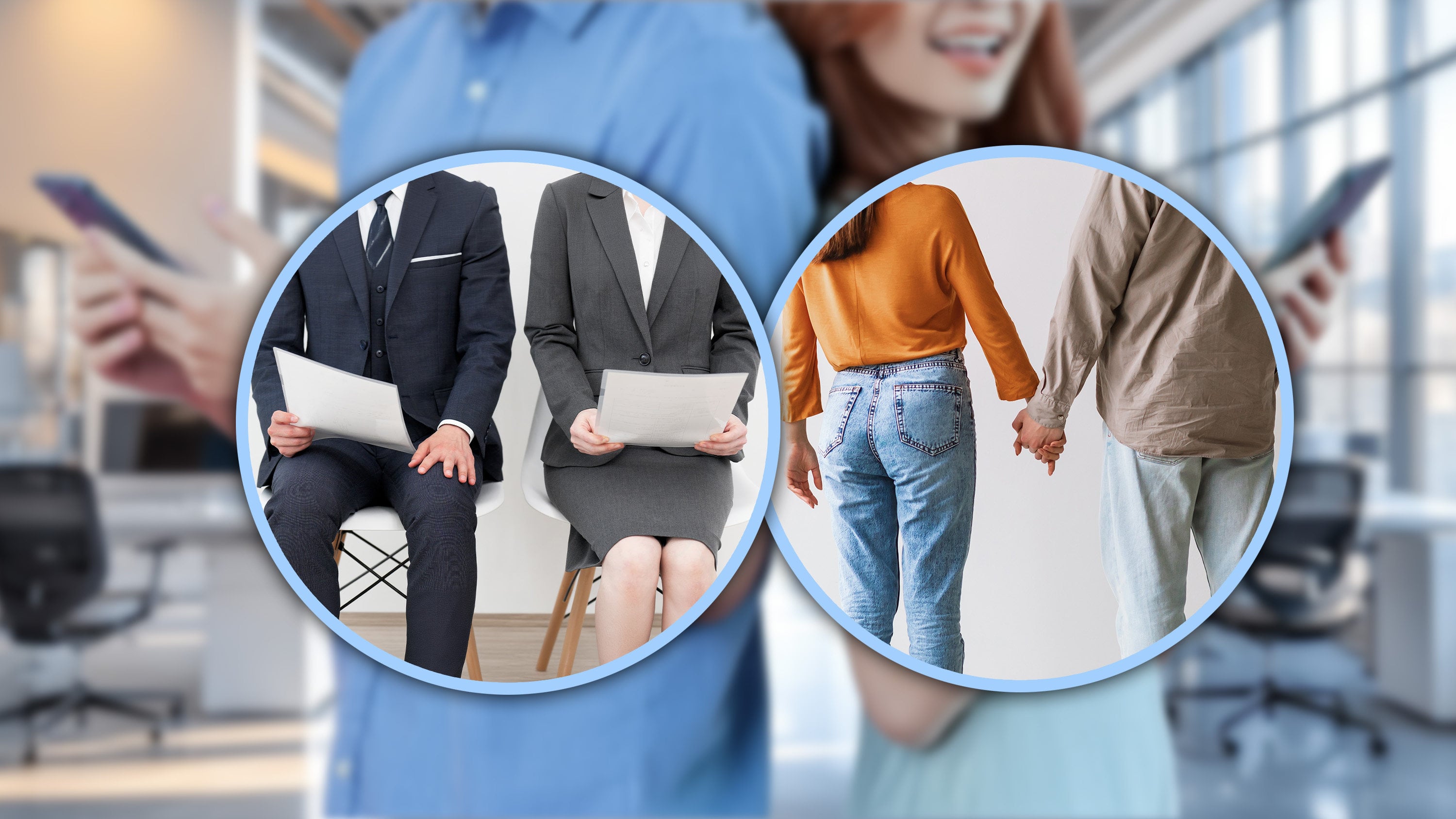 Chinese jobseekers are using dating apps to find work while recruitment platforms have transformed into matchmaking sites for greater reliability. Photo: SCMP composite/Shutterstock