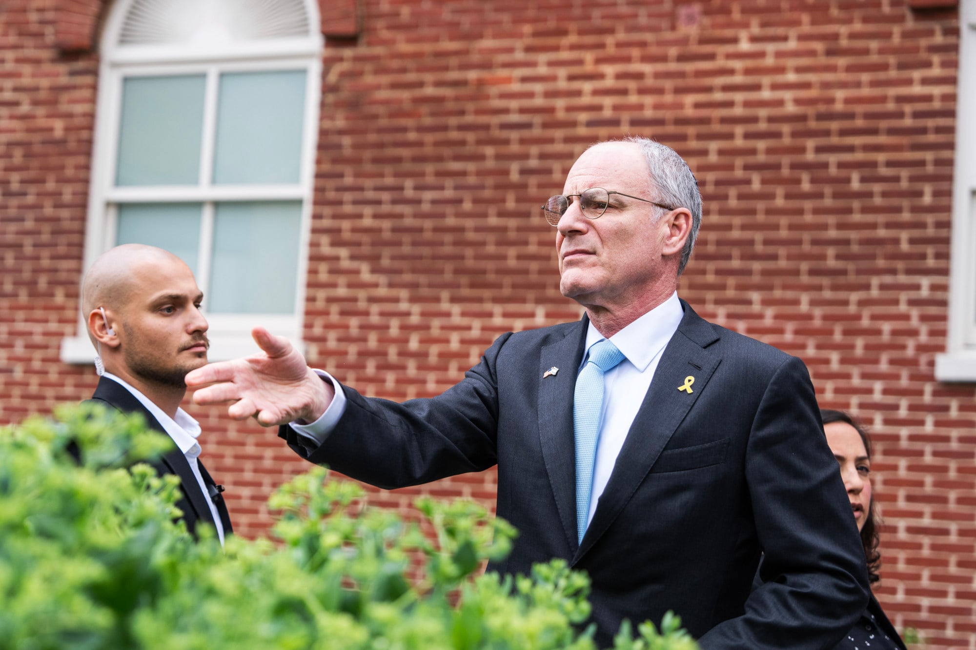 Yechiel Leiter, Israel’s envoy to the United States, is seen at an event in Washington in 2025. Photo: Getty Images