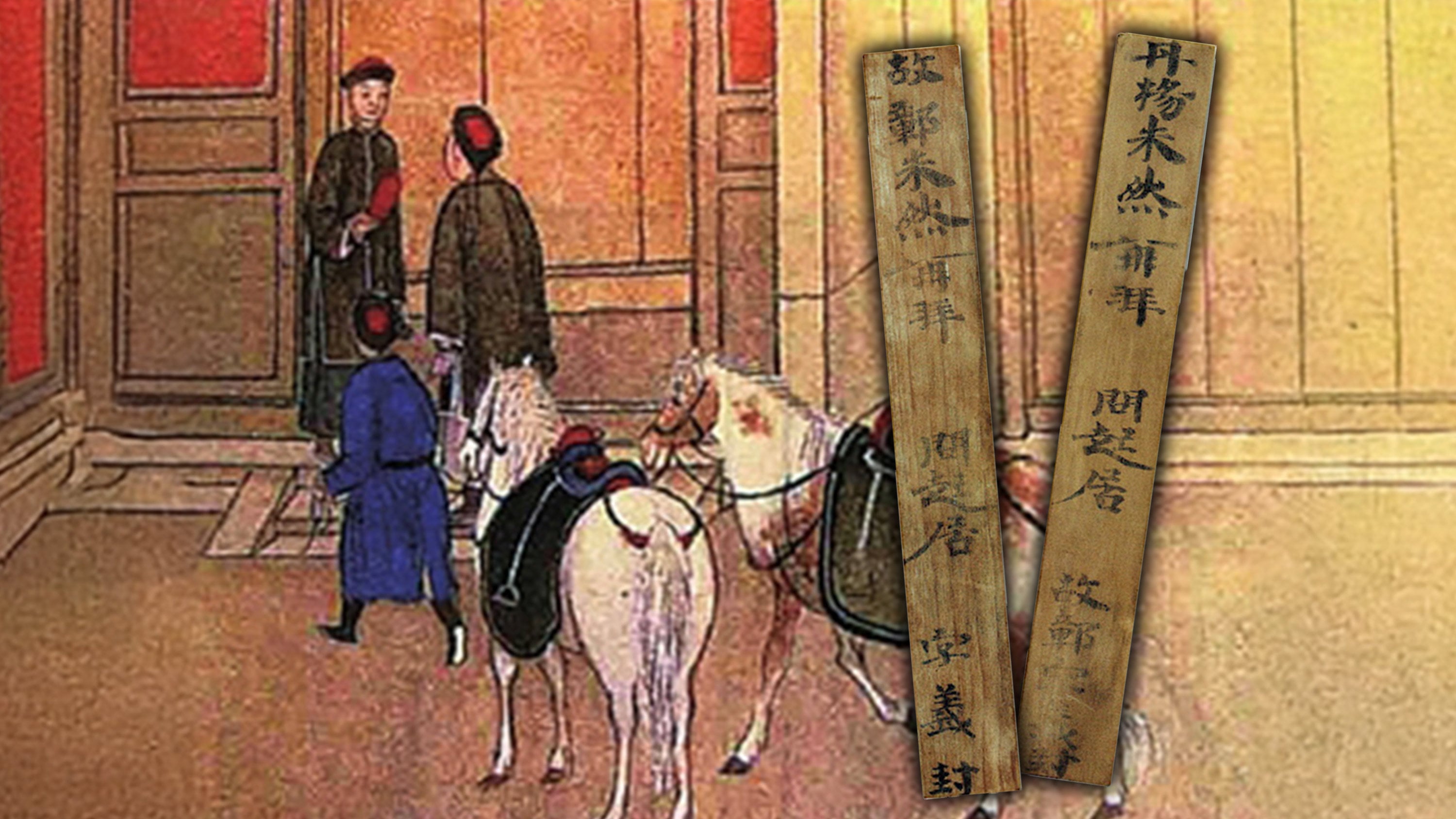 Chinese New Year greeting cards date back over 2,000 years to the Han dynasty. They were initially made of bamboo and later paper. Photo: SCMP composite/Sohu/Weibo