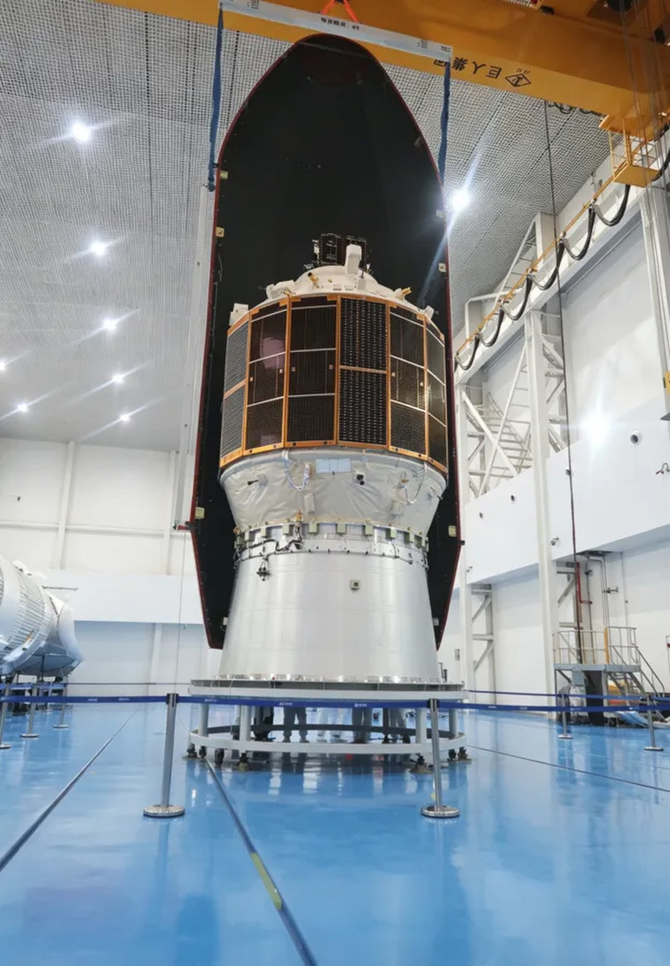 The Qingzhou features a “plug-and-play” payload platform allowing for a range of experimental and technological payloads in a single launch, according to the academy behind its design. Photo: IAMCAS