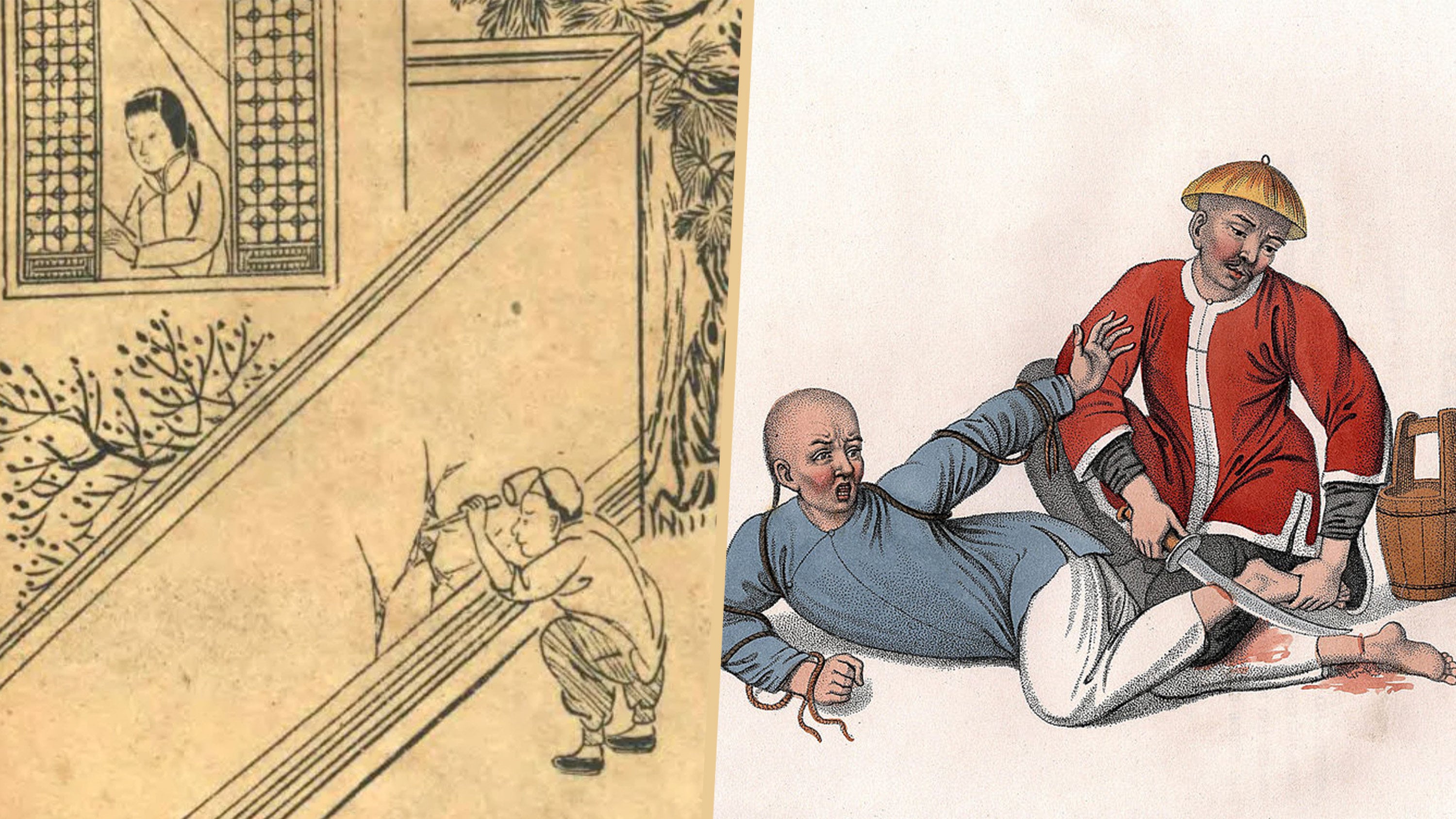 Ancient Chinese thieves, known for skills like qinggong and clever tactics, followed a strict code: never stealing from the vulnerable. Photo: SCMP composite/research.sinica.edu.tw/Universal Images Group via Getty Images