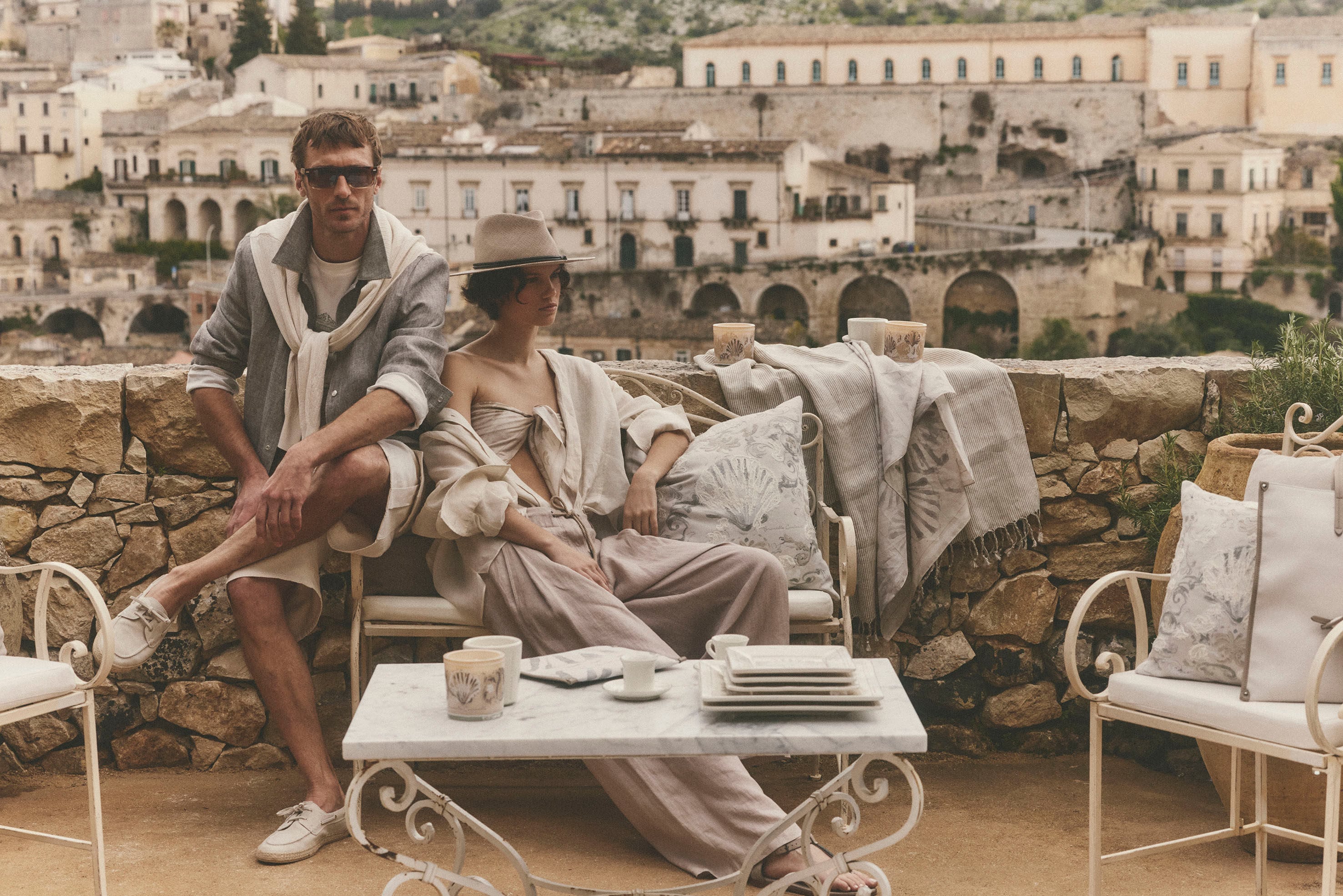 Brunello Cucinelli has launched its high summer 2026 capsule collection, Mediterranea. Photo: Handout