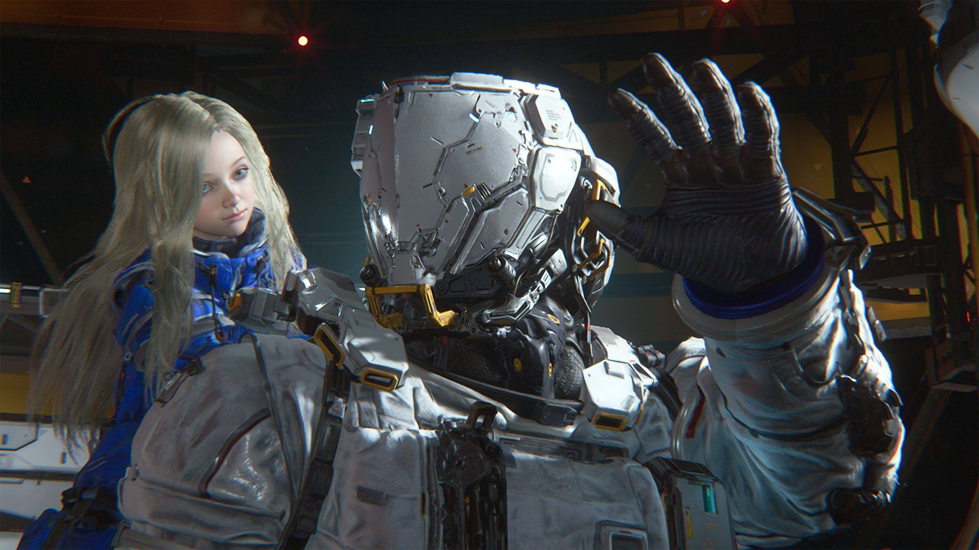 A screen grab from Pragmata. The video game, released early to coincide with the successful  Artemis II moon mission, is is available on PC, PlayStation 5, Xbox Series X/S and Switch 2. Photo: Capcom/dpa