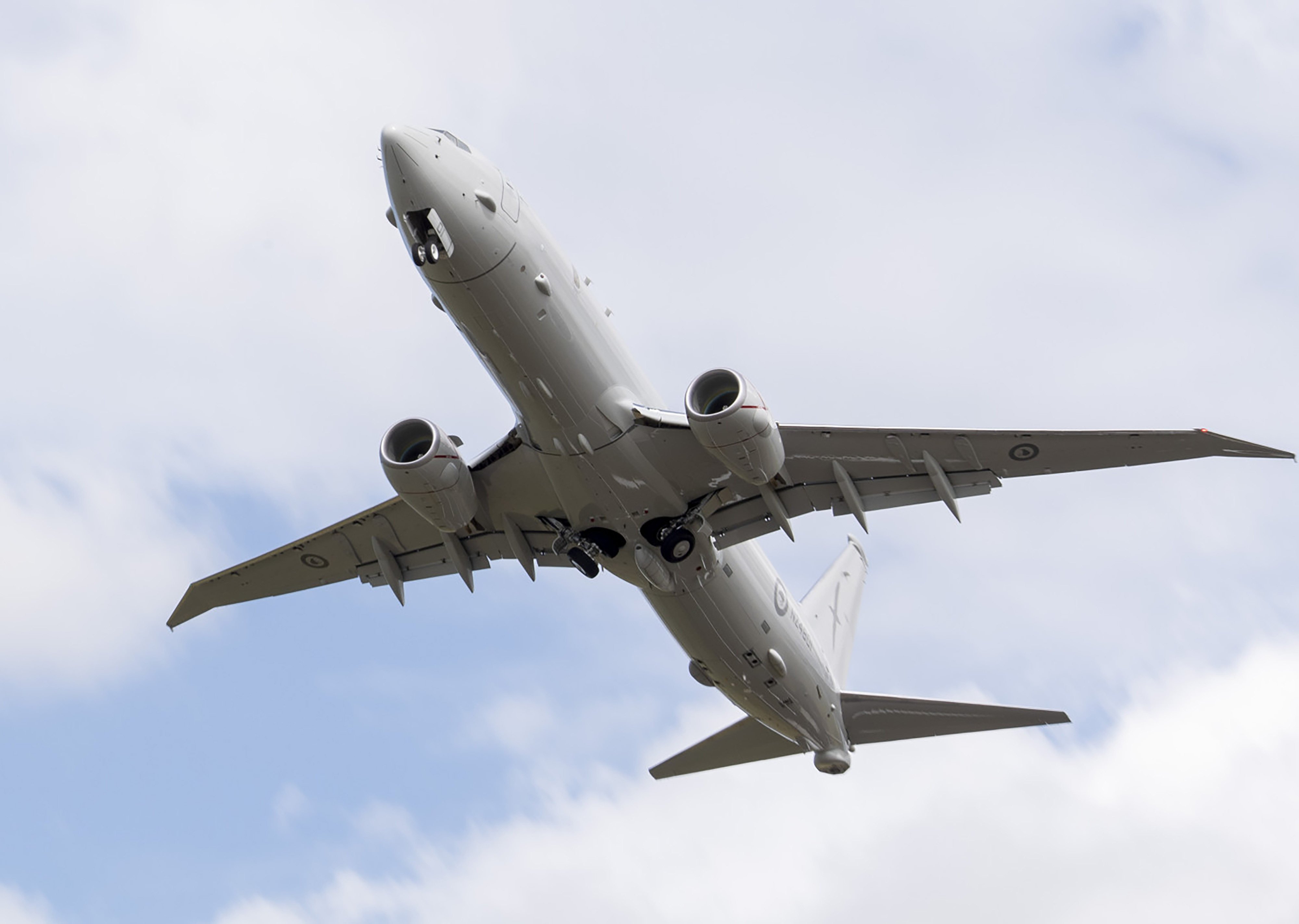 A New Zealand P-8A is alleged to have been involved in “reconnaissance and harassment”. Photo: NZDF