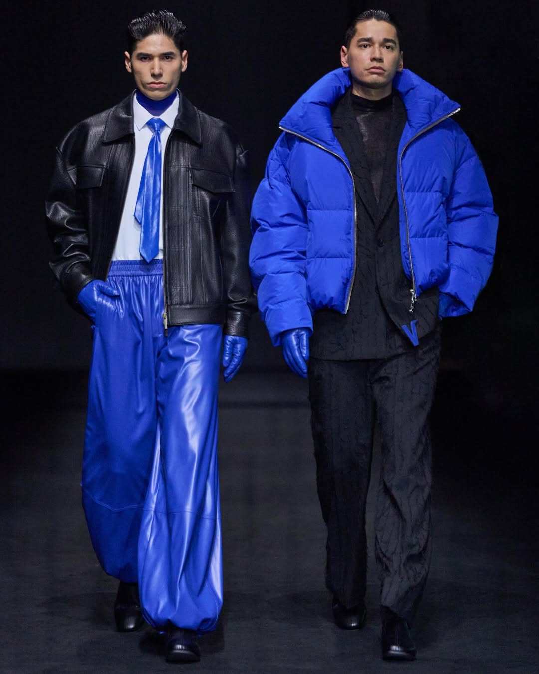 Liu Shaoang and Sandor Liu Shaolin made their runway debut at Feng Chen Wang’s 10th anniversary show, staged at Shanghai Fashion Week. Photo: @shaolinliu/Instagram