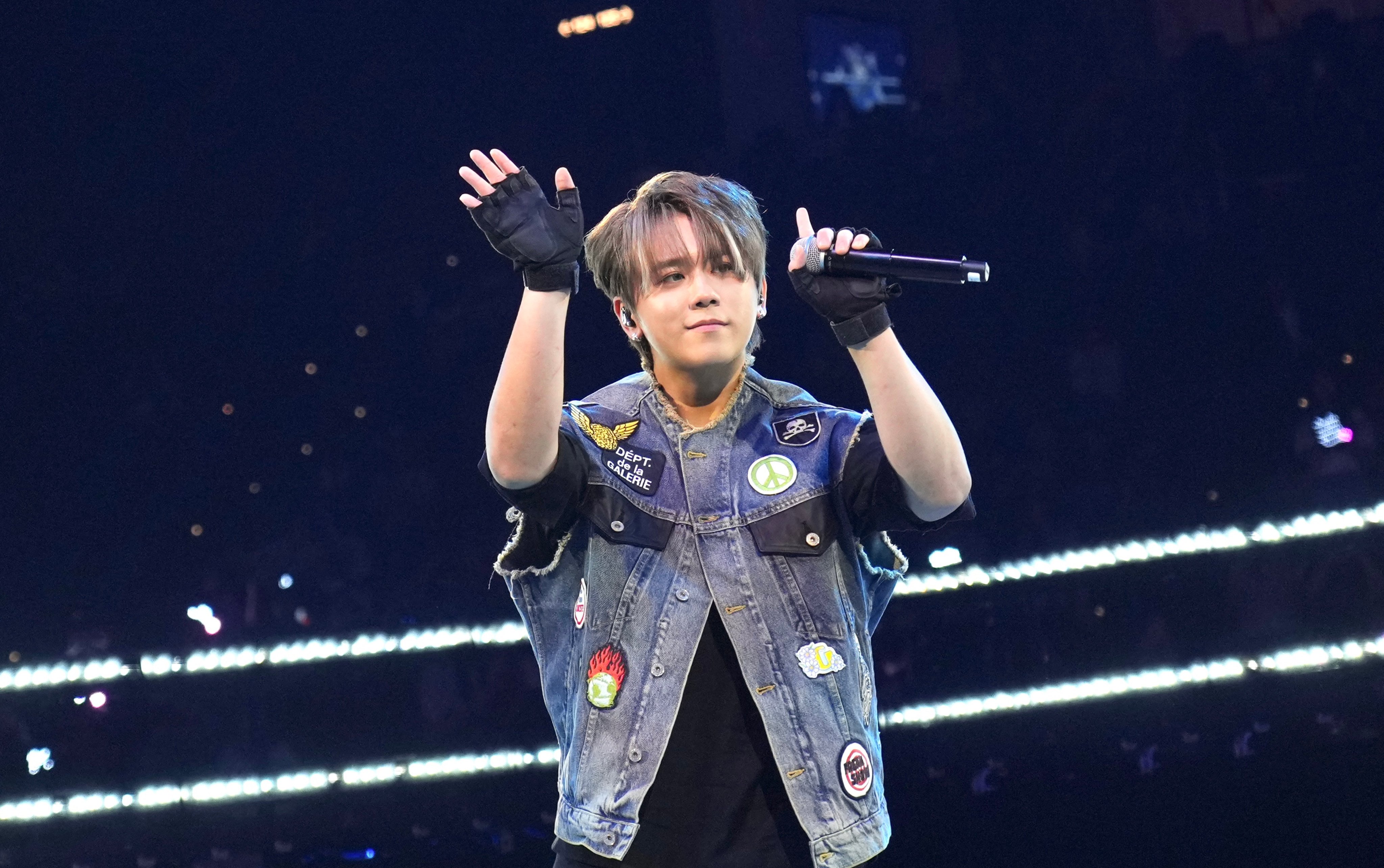 Keung To performing at the Venetian Arena in Macau last October. Photo: Karma Lo